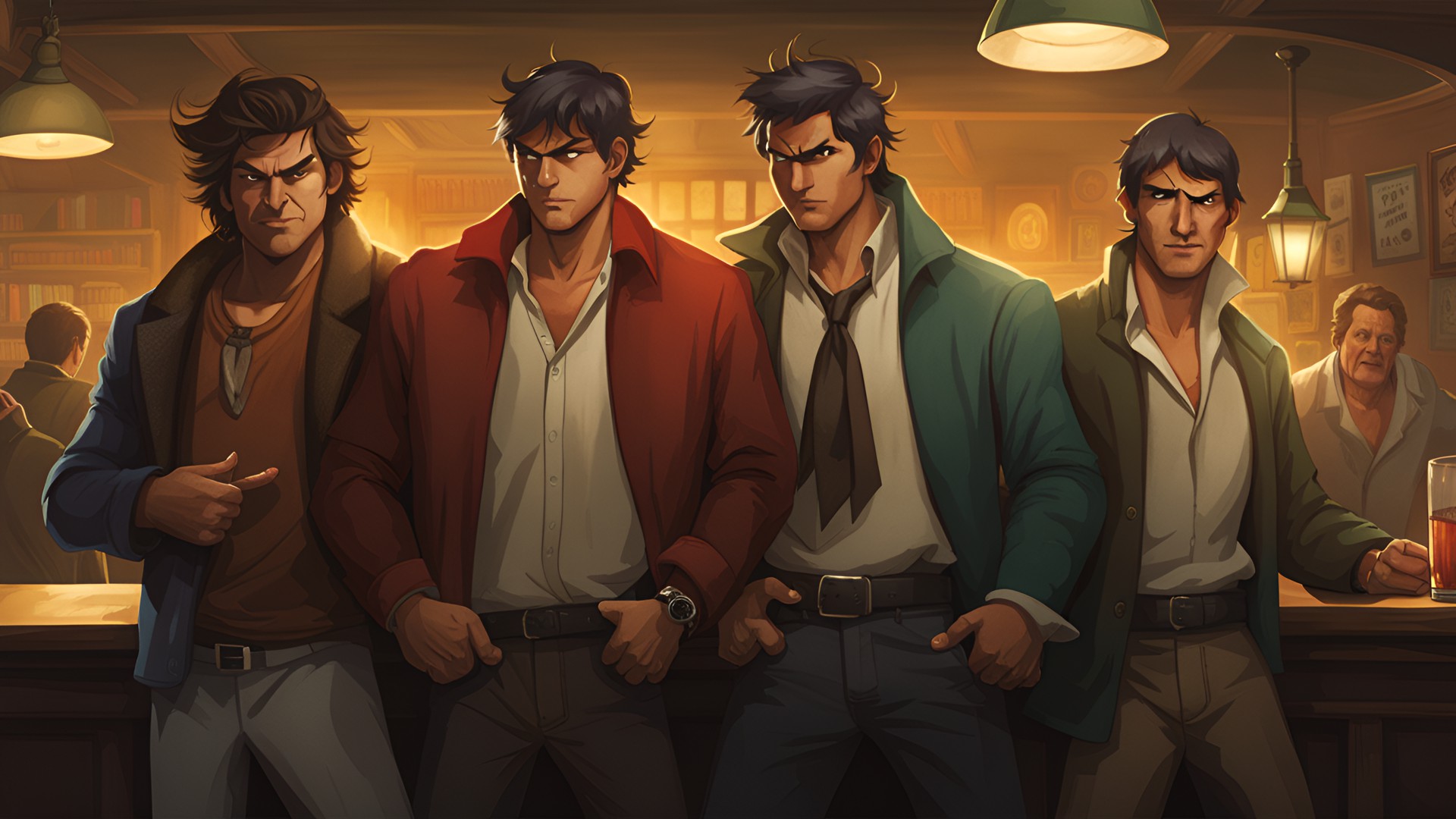 a hooligan, a ruffian, a rascal, and a scoundrel walk into a bar preview