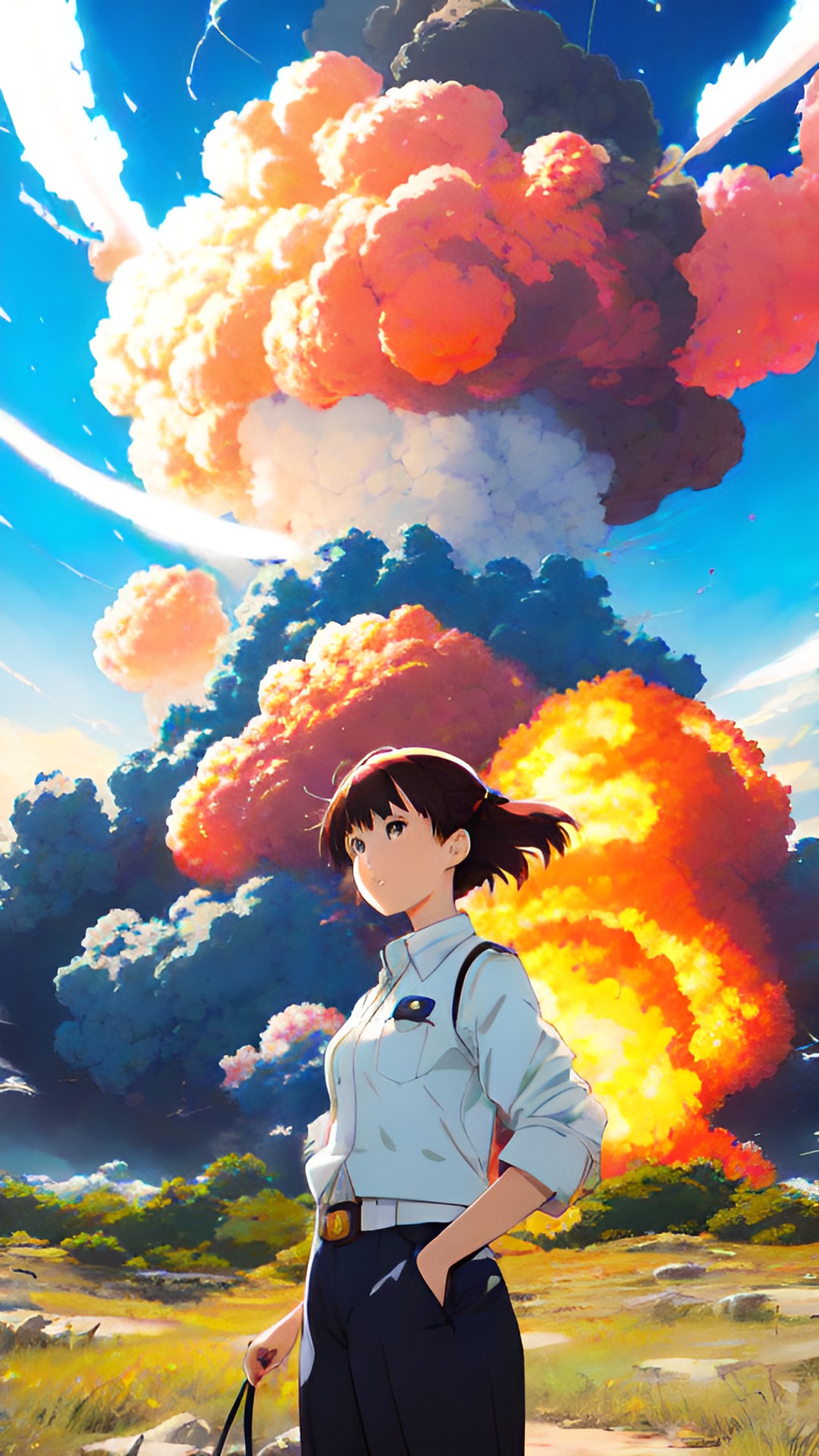 woman in a atomic explosion preview