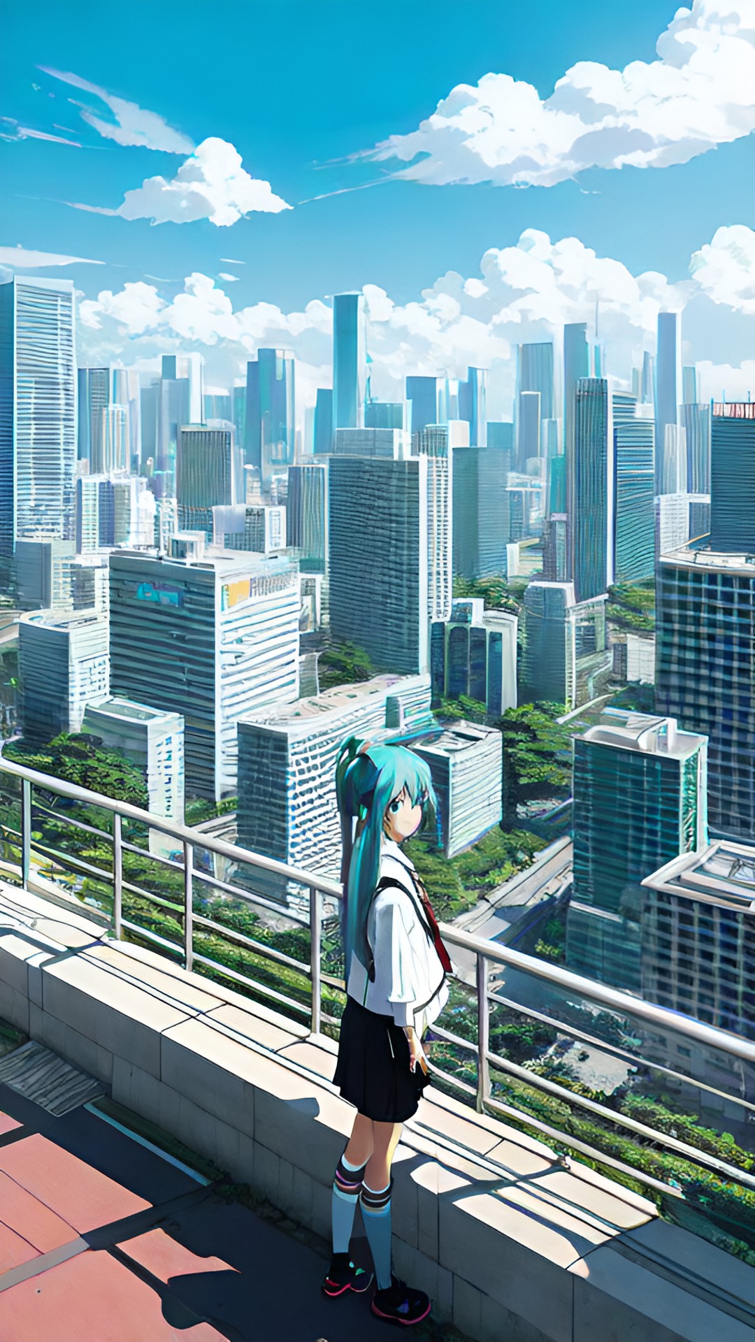 hatsune miku at a concrete jungle preview