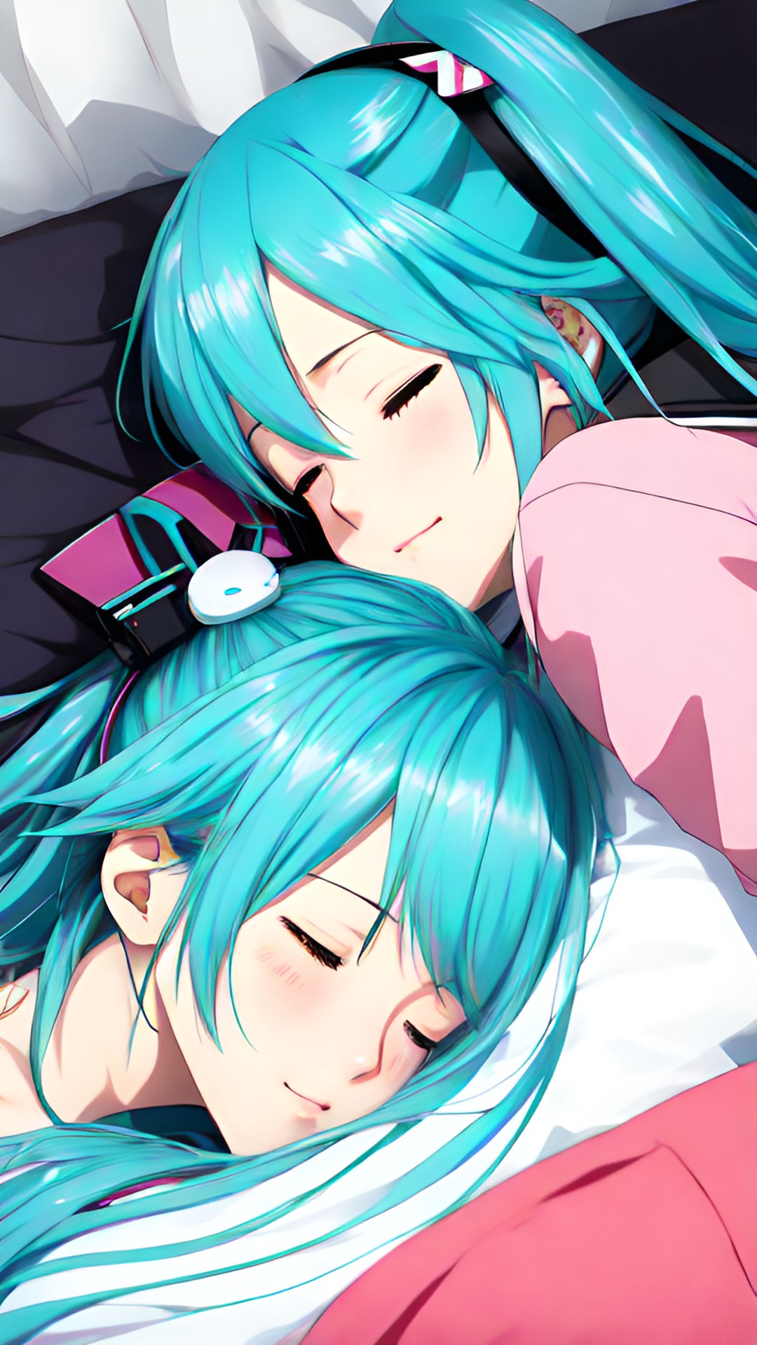 hatsune miku sleeping with hatsune miku preview