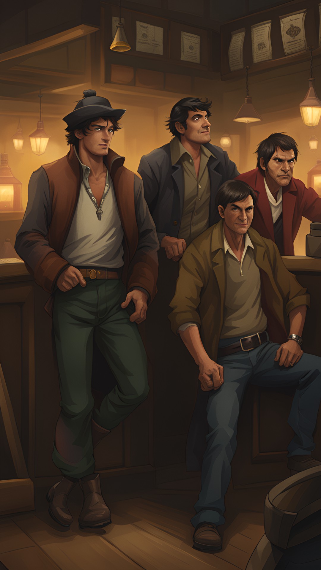 a hooligan, a ruffian, a rascal, and a scoundrel walk into a bar preview