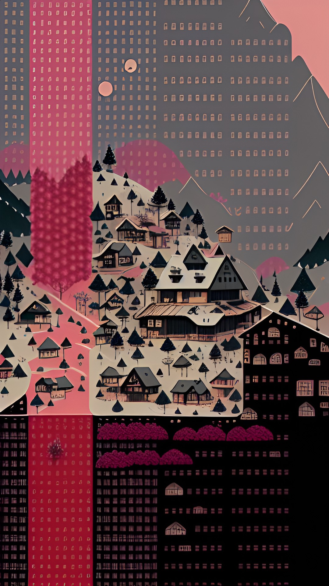 By: Wendy Istre - hidden village in the mountains preview