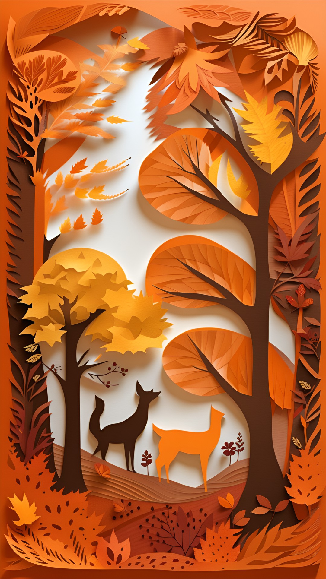 cut paper art autumn preview