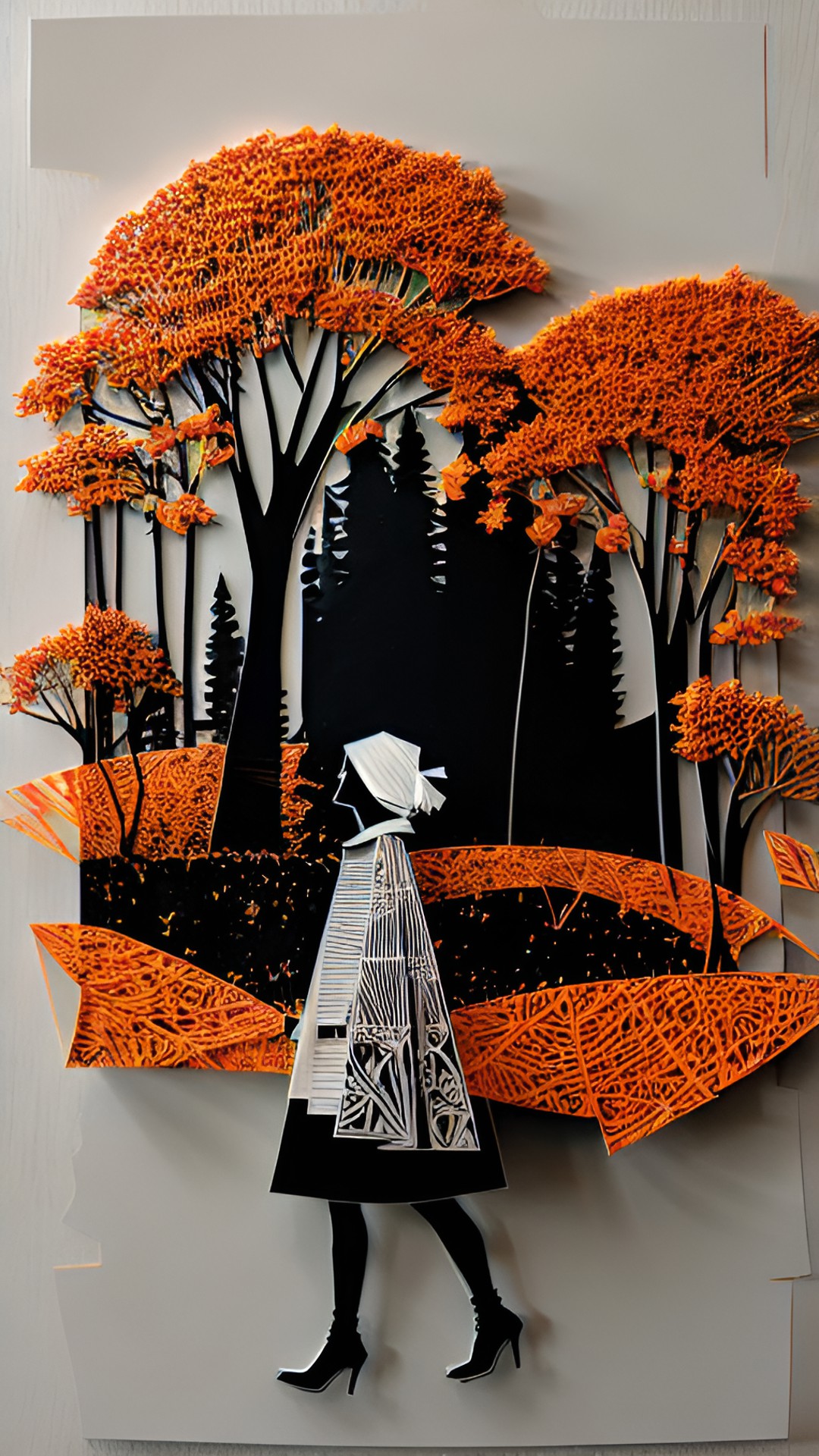 cut paper art autumn preview