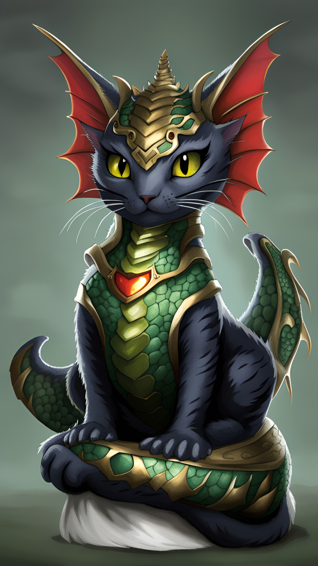 Dragen - dragon kitty preview