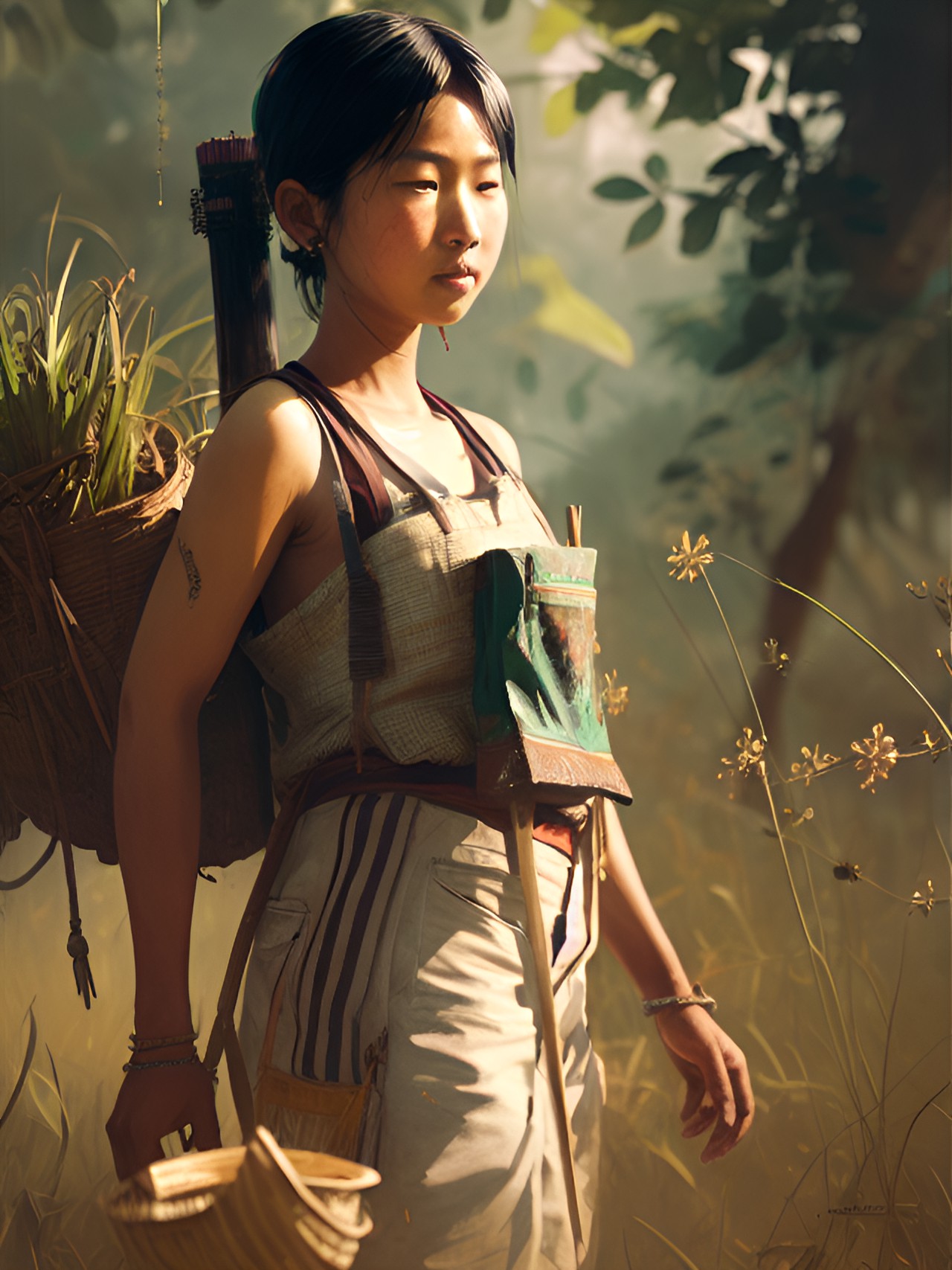 Plantation Work - rice plantation worker preview