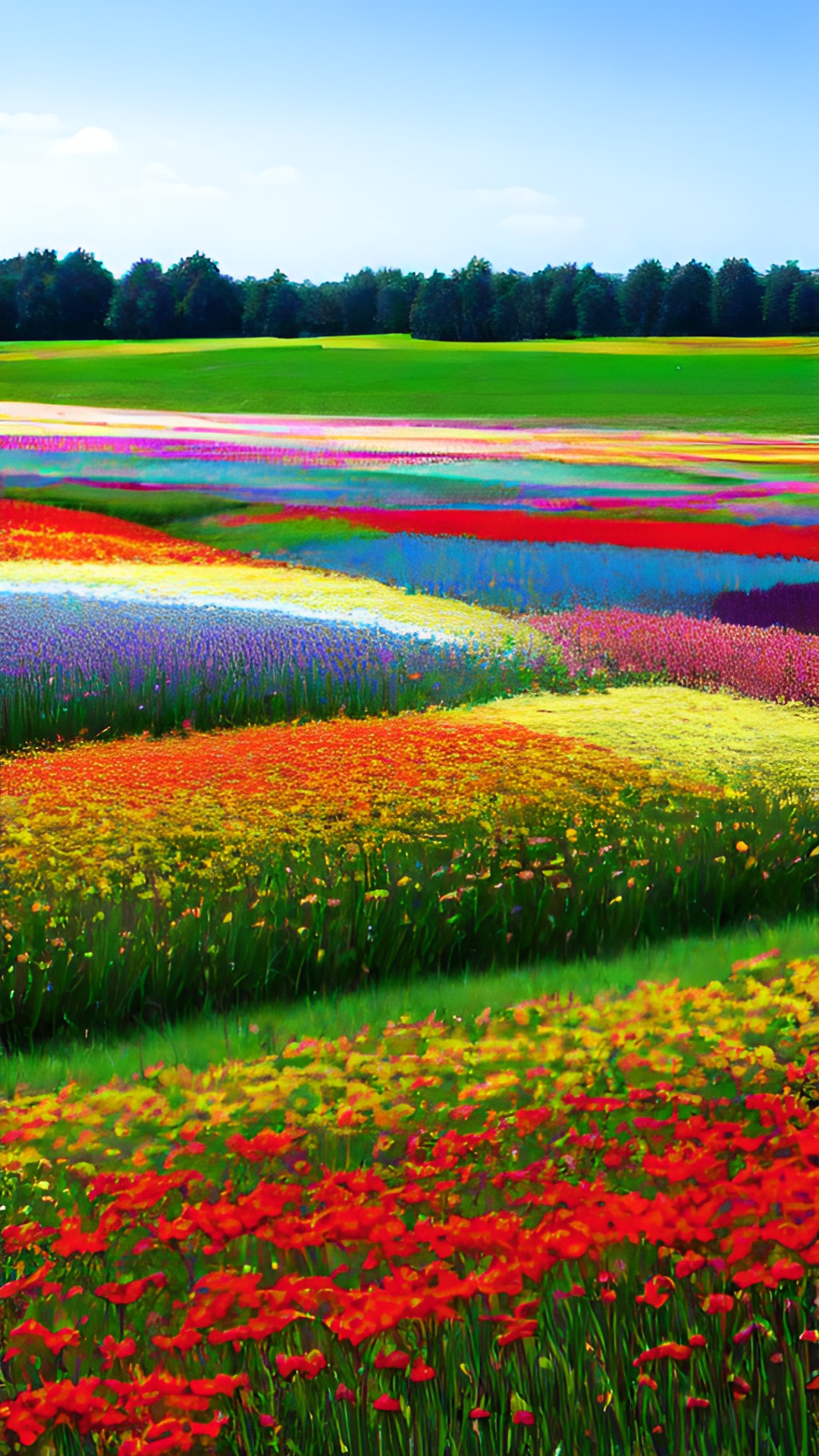 Flowers - field of flowers preview