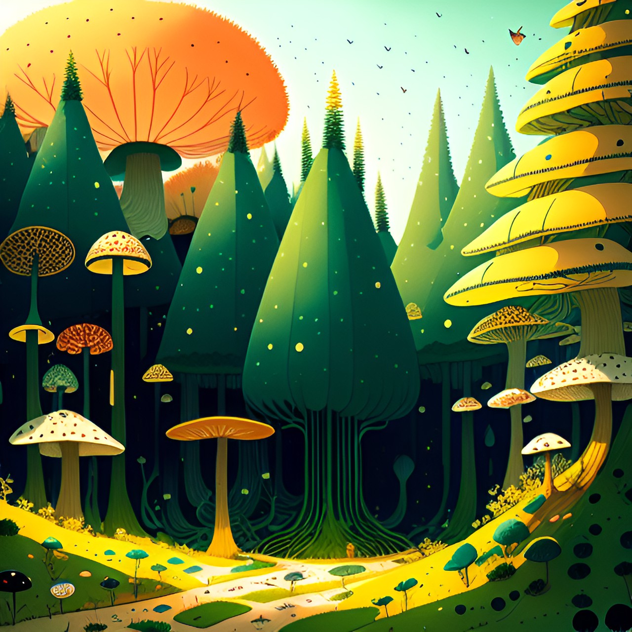 mushroom forest preview