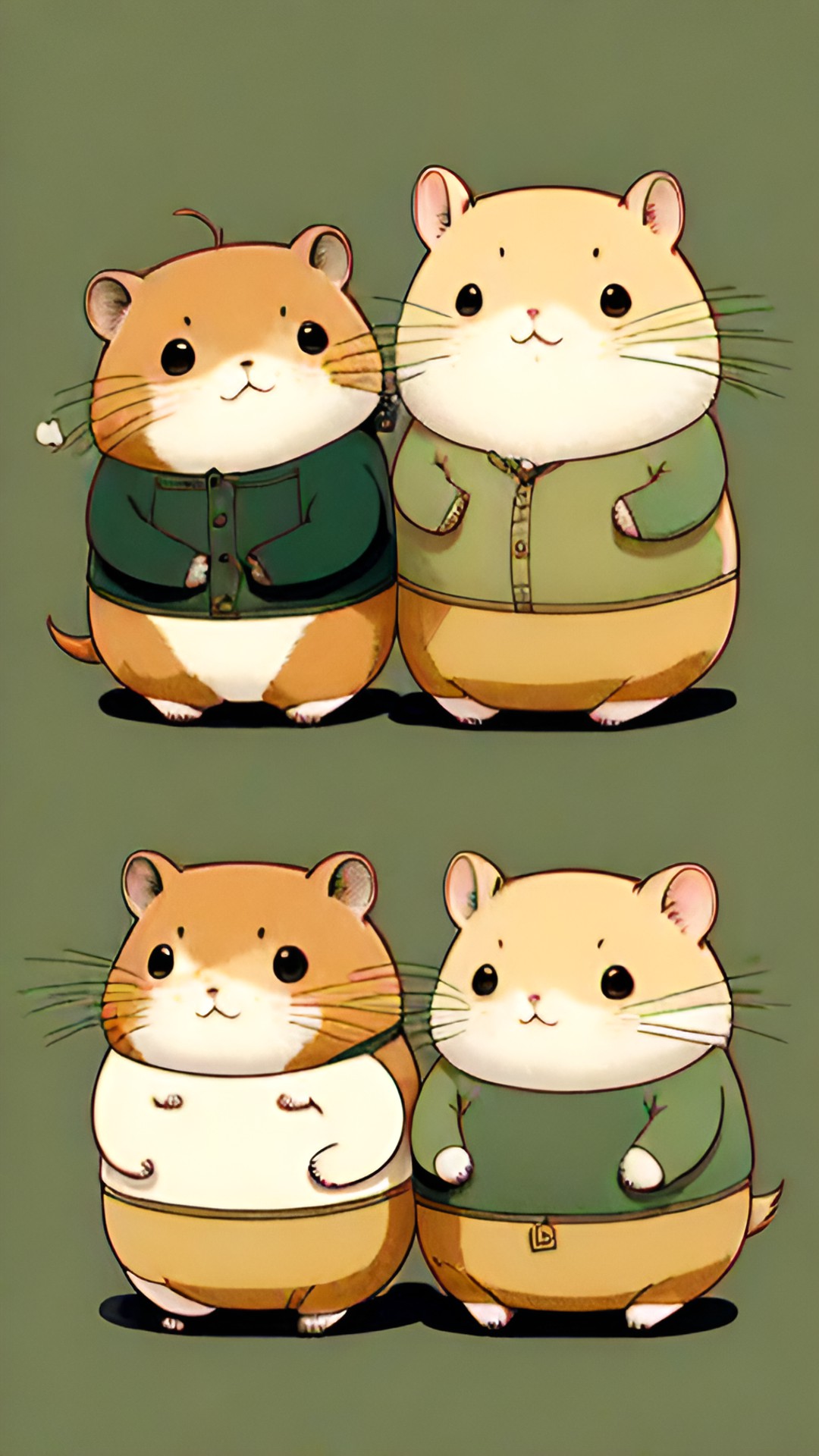 happy fat gerbil friends preview