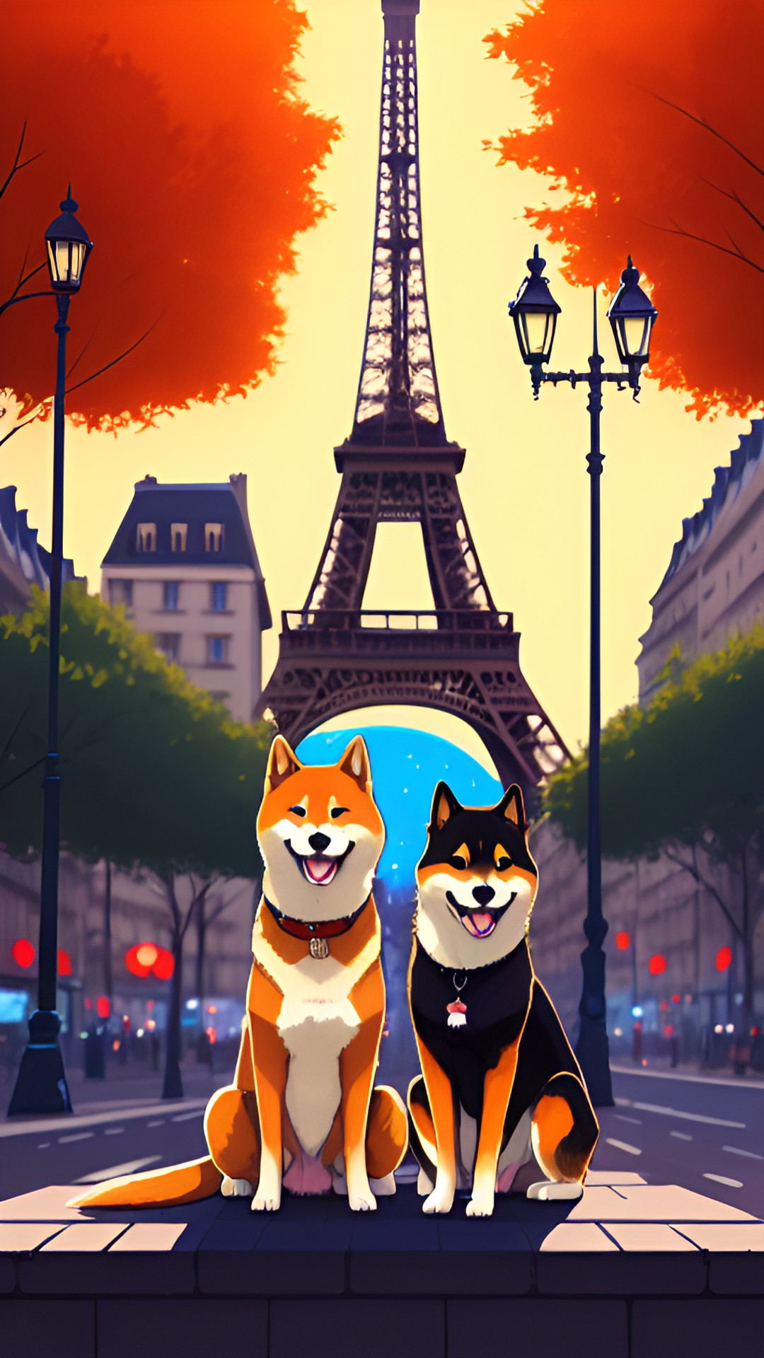 shiba inu in paris preview