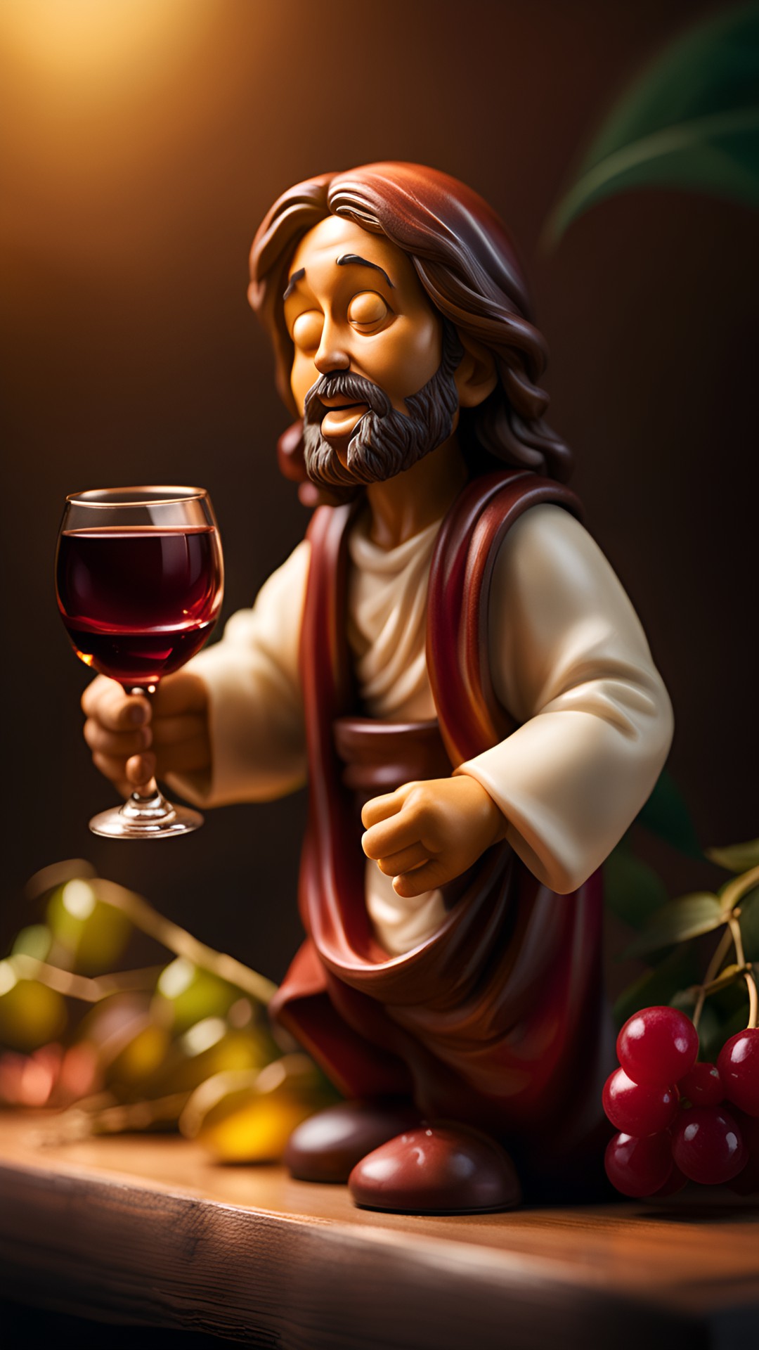 jesus drunk on wine preview