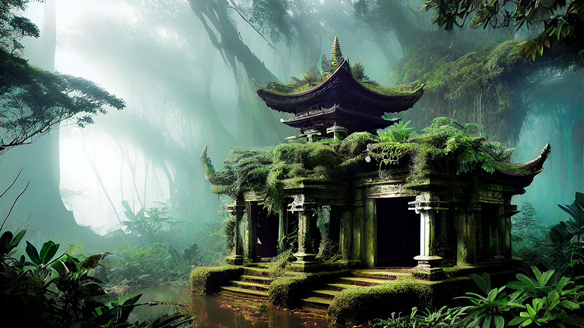 overgrown jungle temple preview