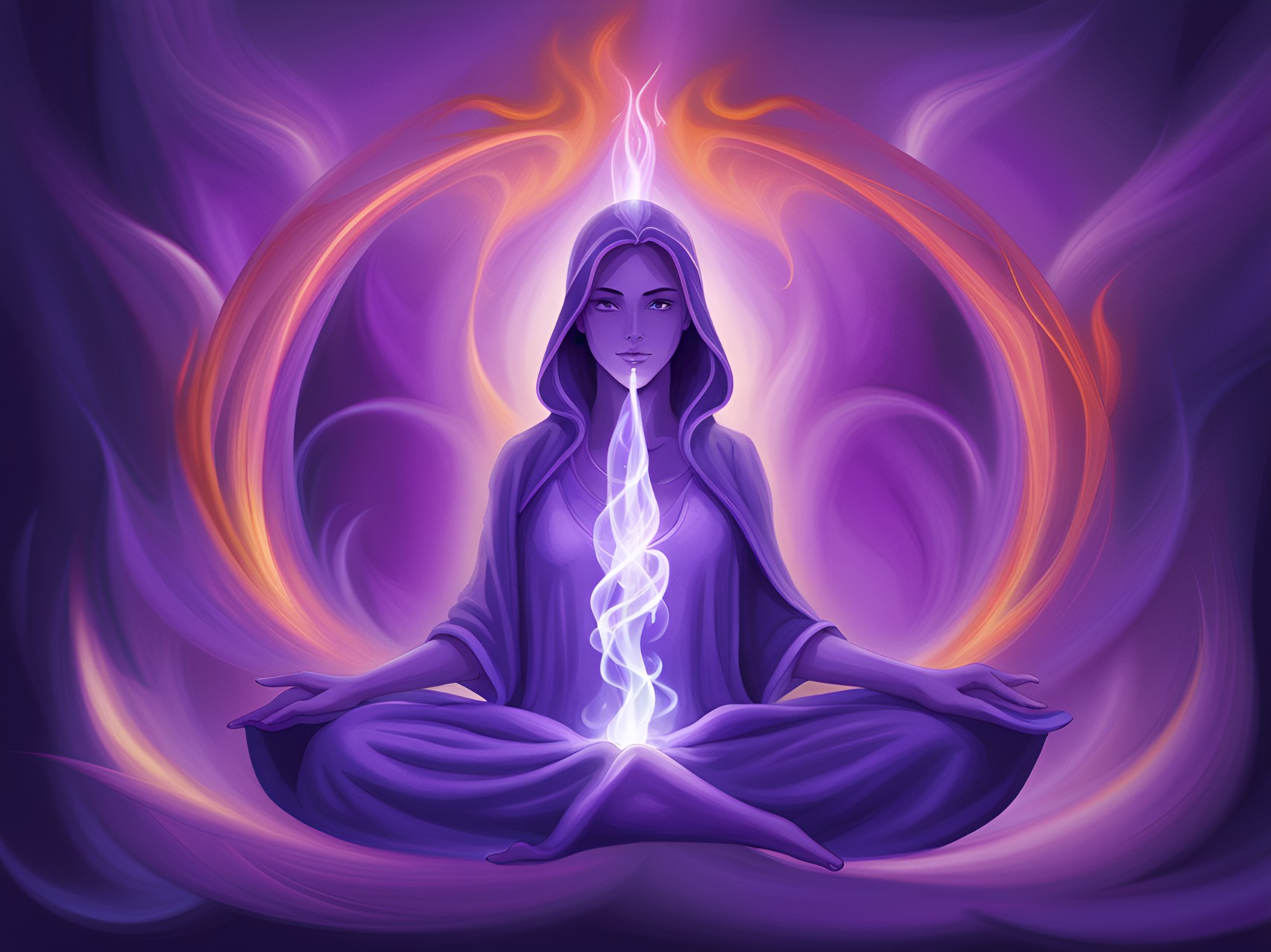 Purple flame - purple flame, reiki preview