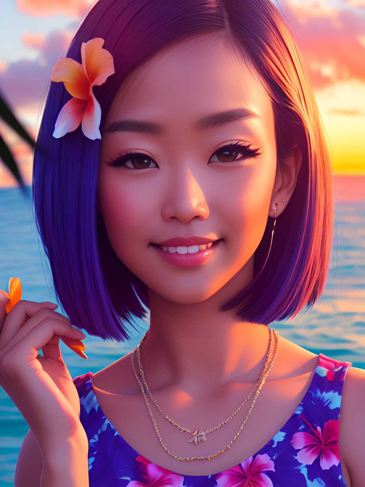 Aloha - hawaiian sunset preview