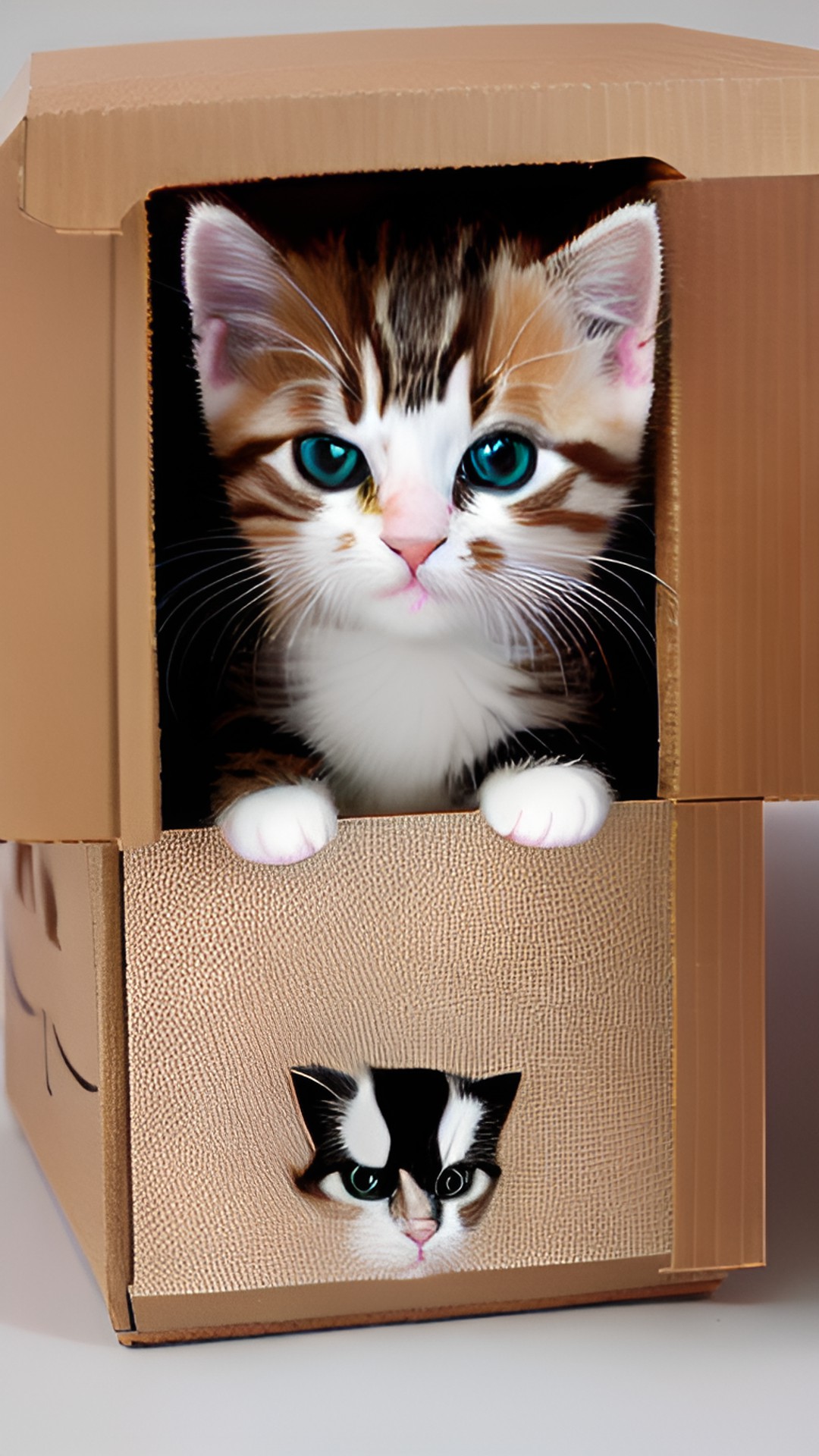 cute kitty - cute kitty in box preview