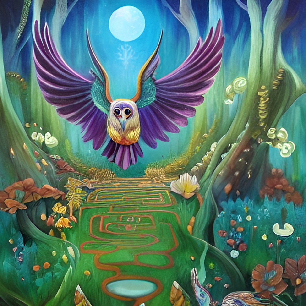 Page 6 - in the land of dreams, lily met a wise old owl named ophelia, who taught her the power of believing in oneself. ophelia guided lily through a maze of challenges, teaching her valuable lessons about courage, kindness, and the importance of following her dreams. preview