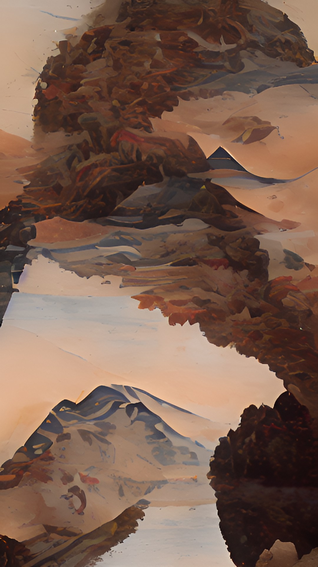 a landscape with mountains preview