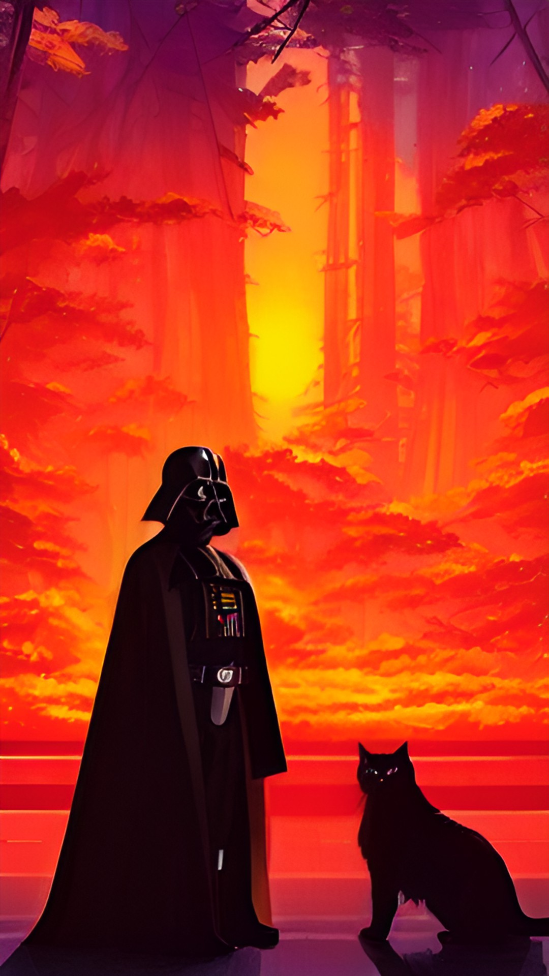 Darth - darth vader and a cat preview