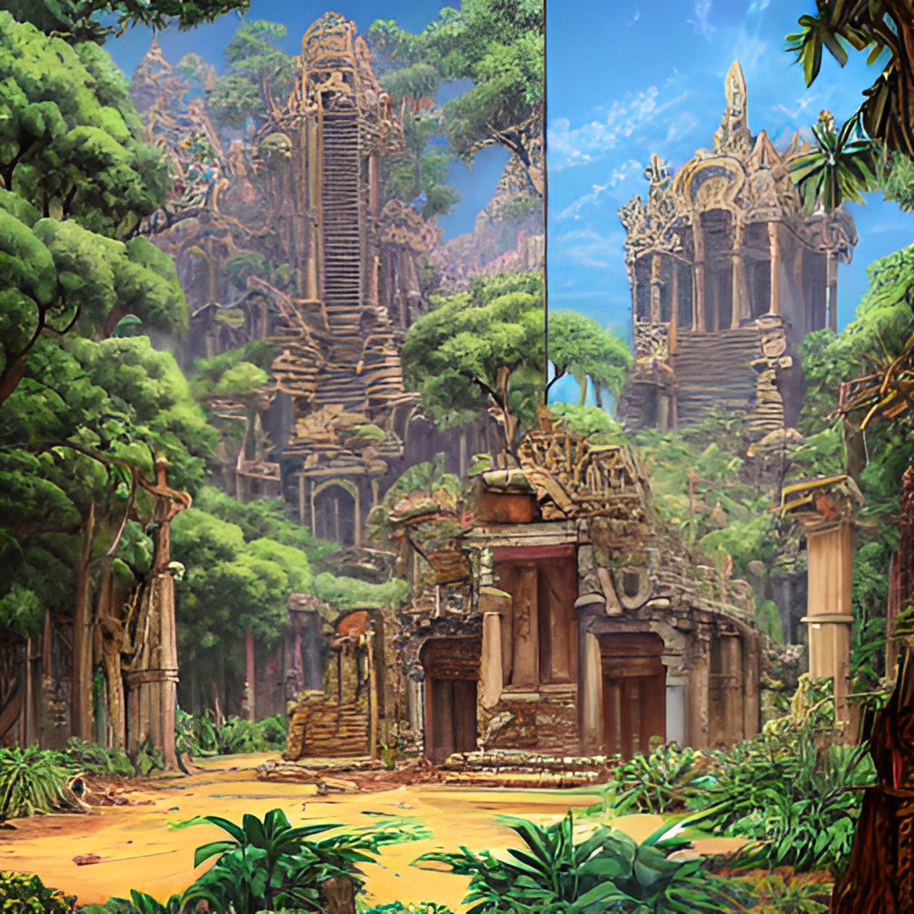 ancient jungle temple preview