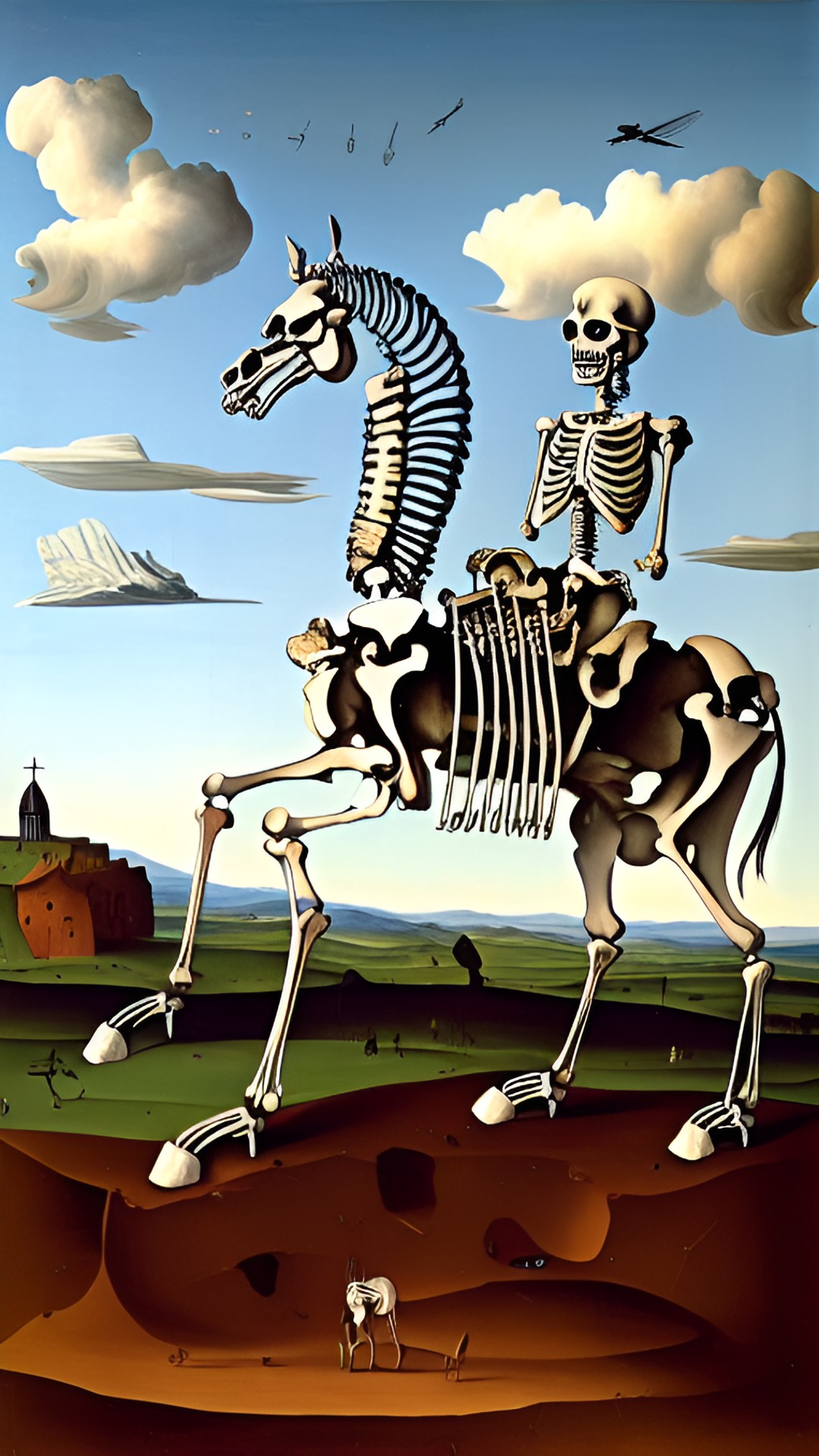 skeleton of a horse preview