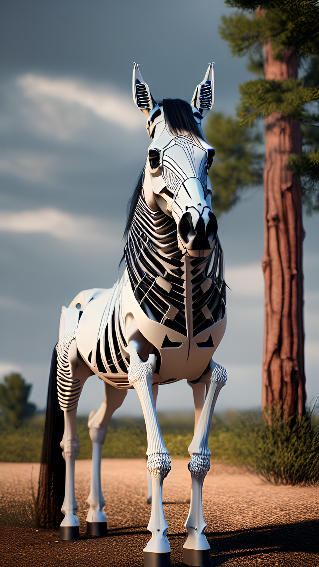 skeleton of a horse preview