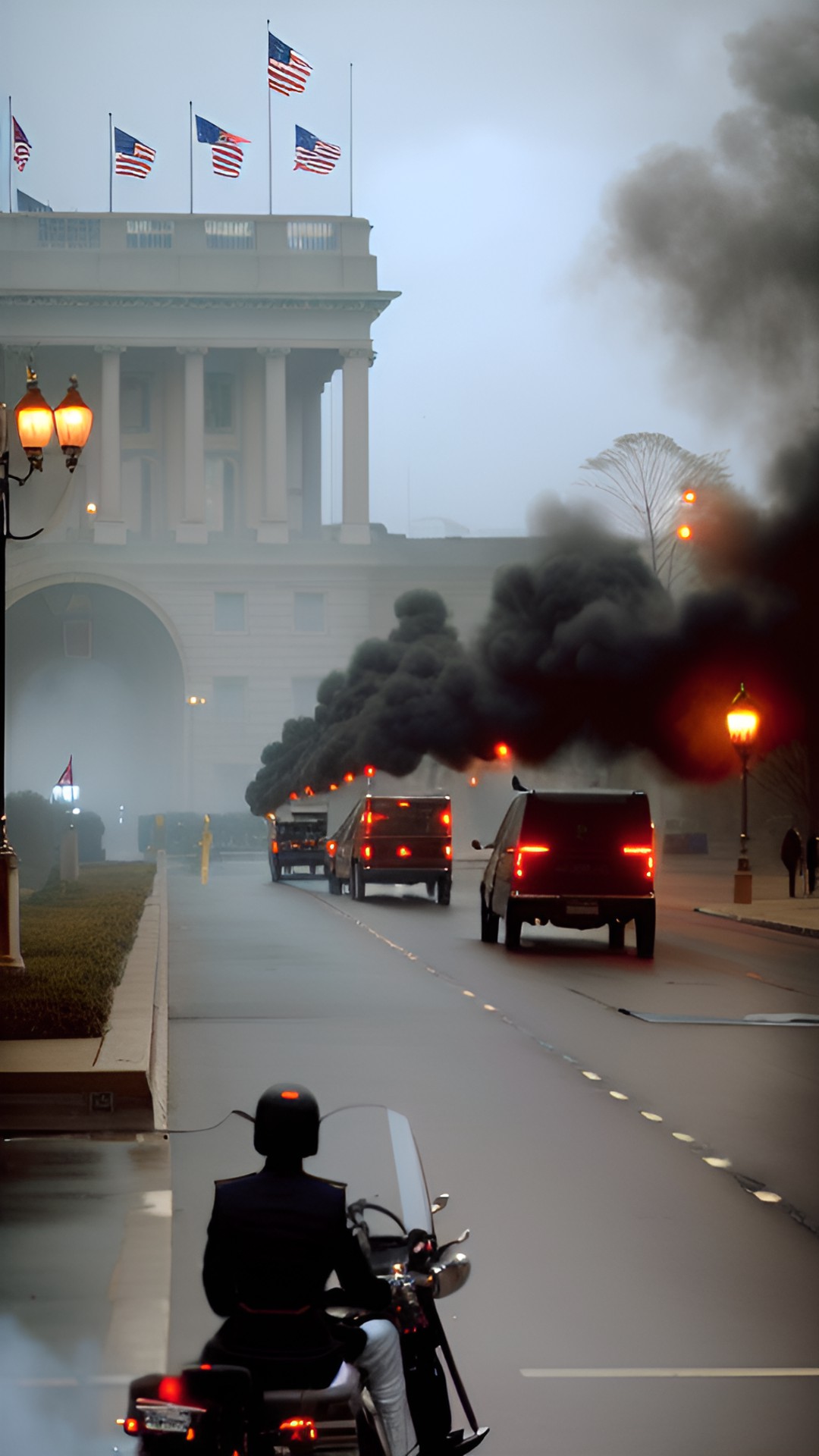 "......the motorcade pulled into the government compound as demonica prepared to confront the president face to face......" preview