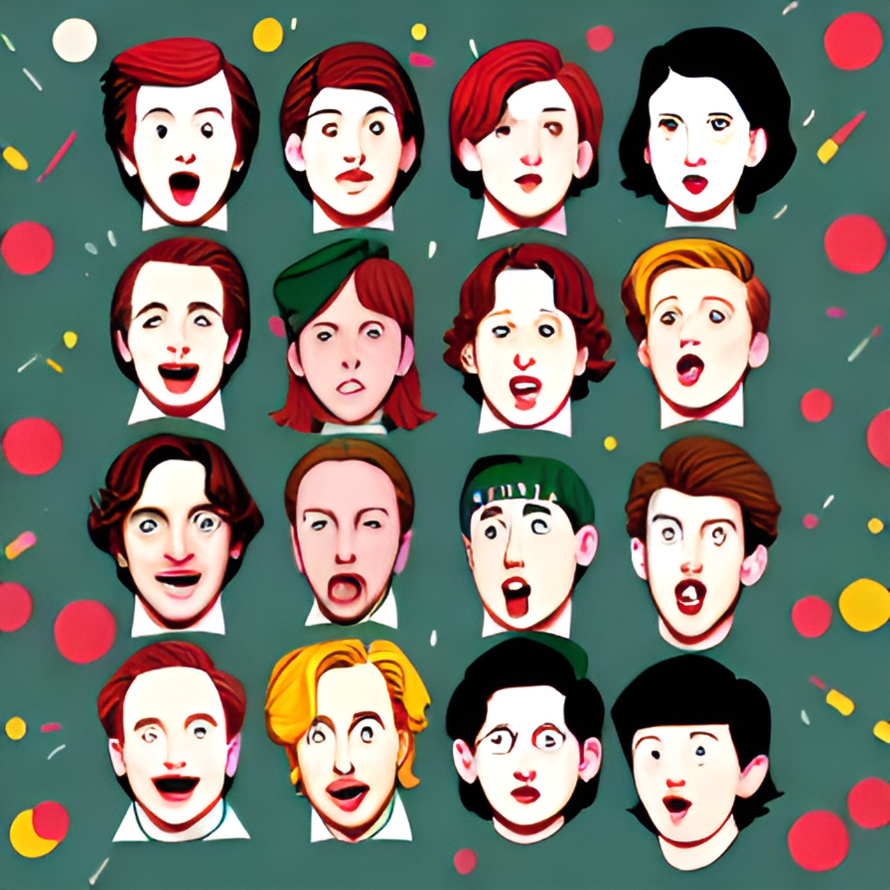 just like kevin home alone wes anderson palette cartoon faces preview