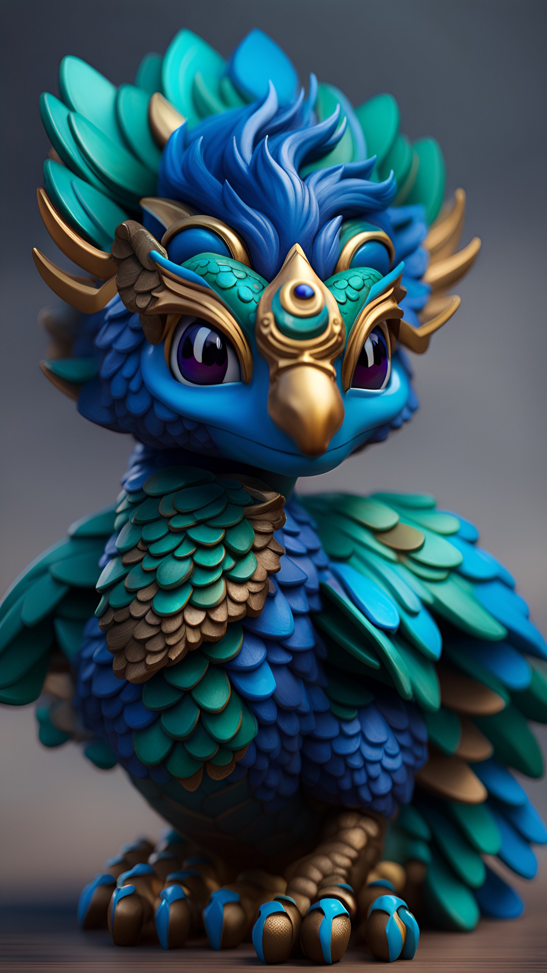 peacock dragon preview