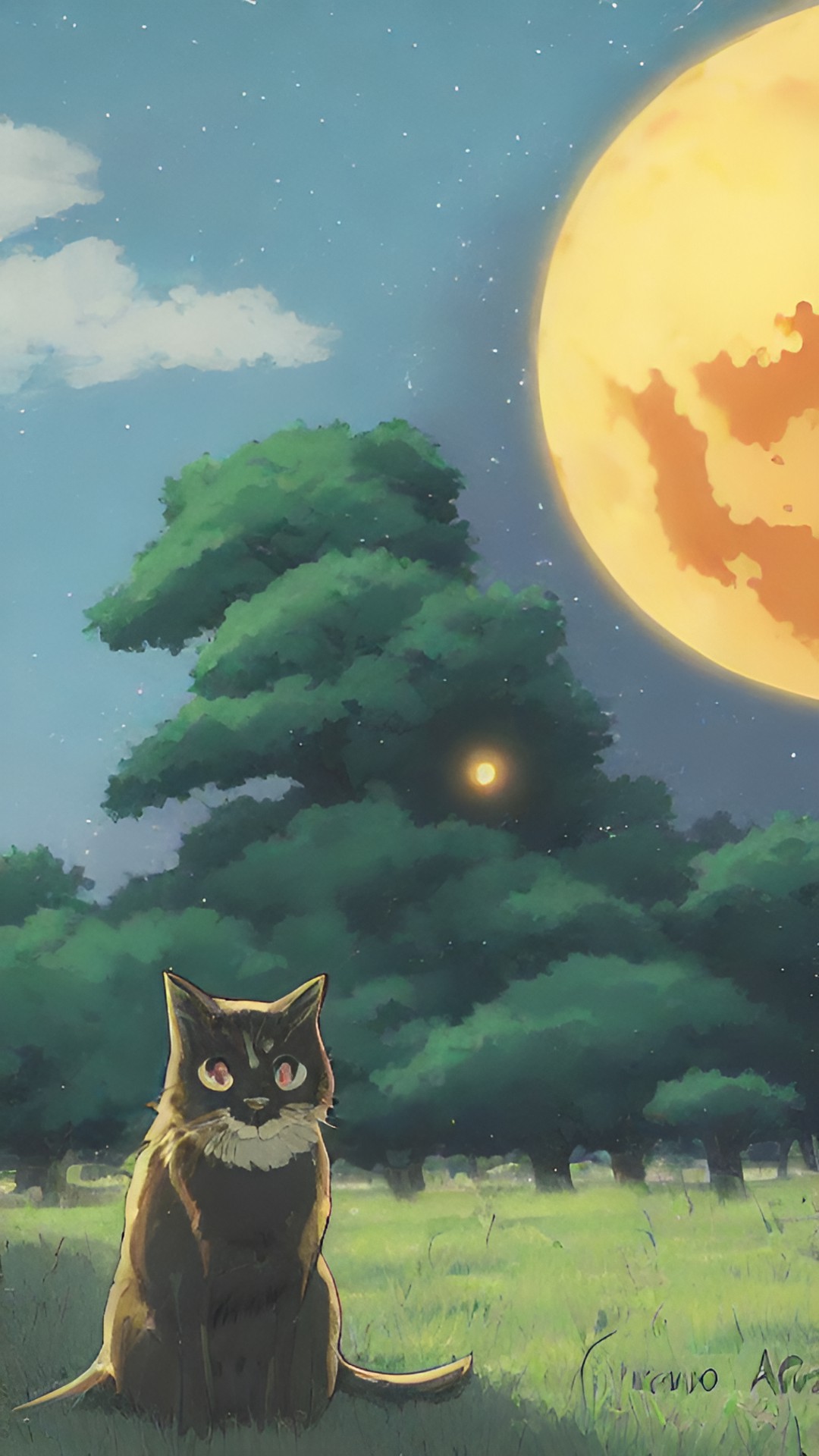 cat,black cat, stars, pumpkin patch preview