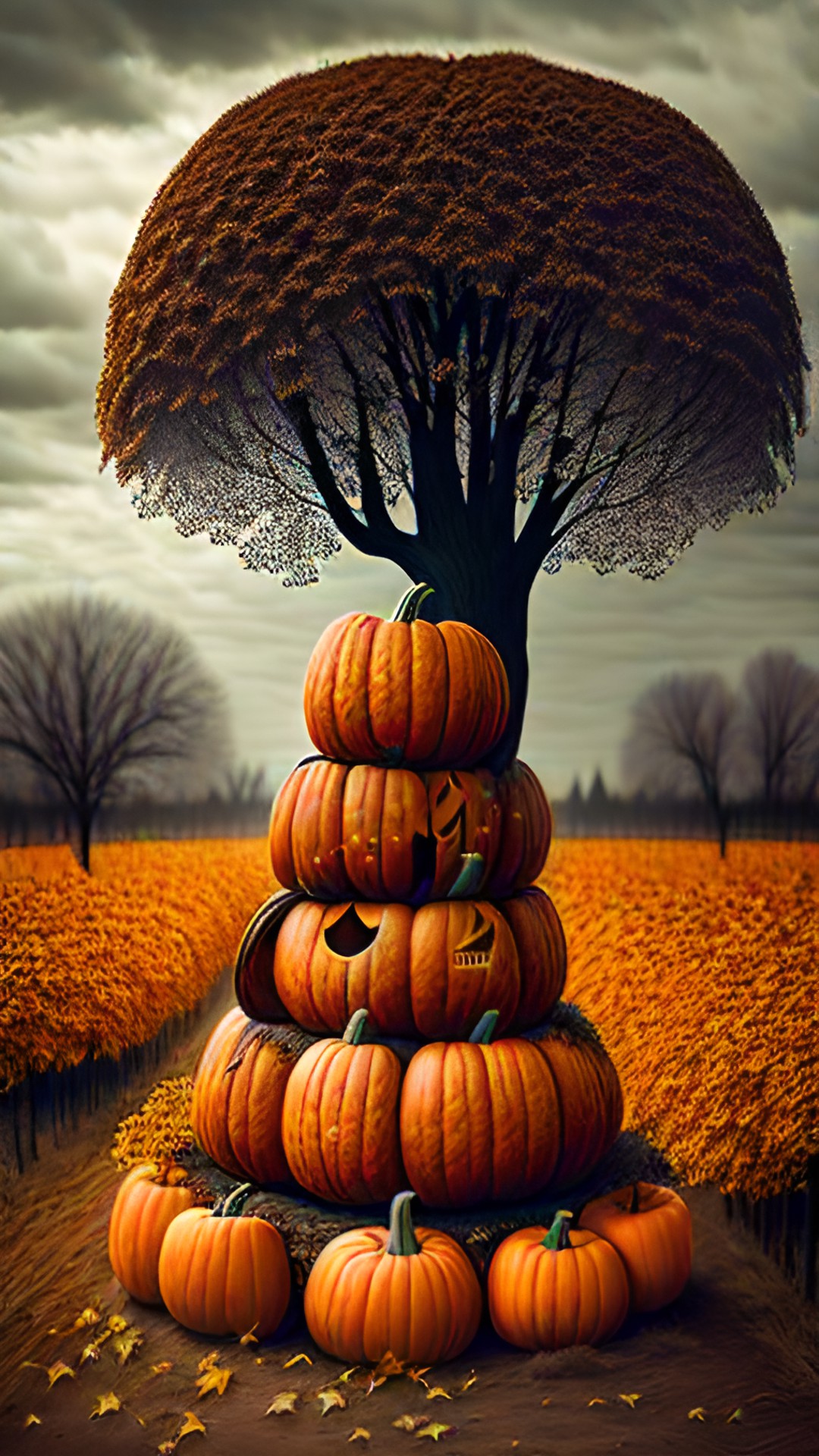 pumpkin king, headless horse man, apple trees preview