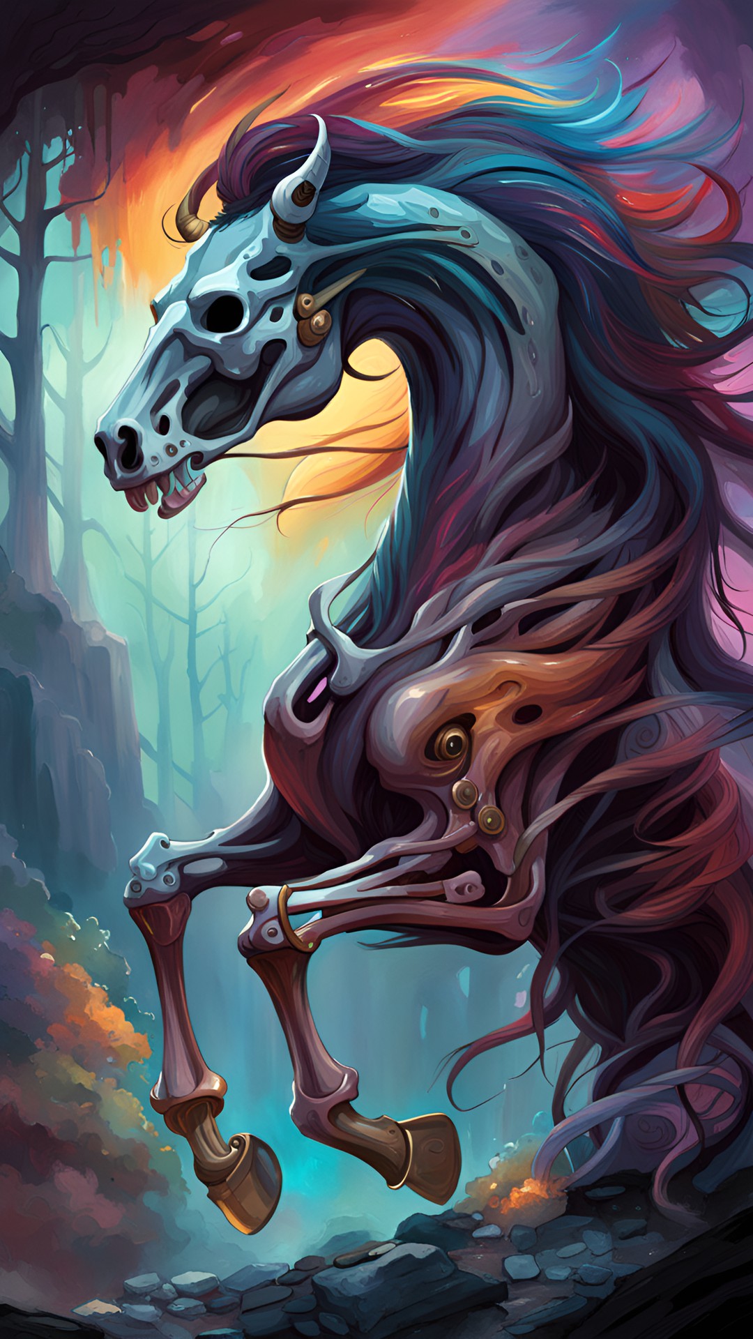 skeleton of a horse preview