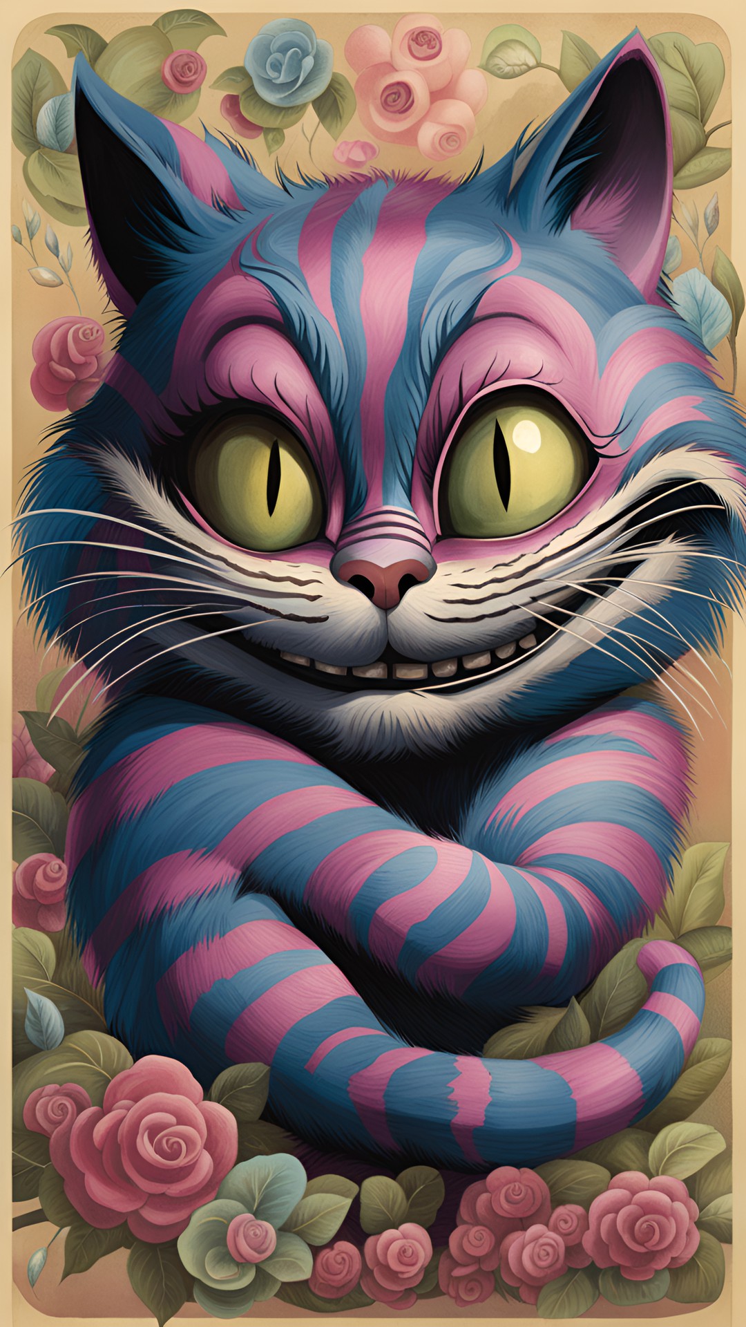 cheshire cat in the style of john lounsbery, ward kimball preview