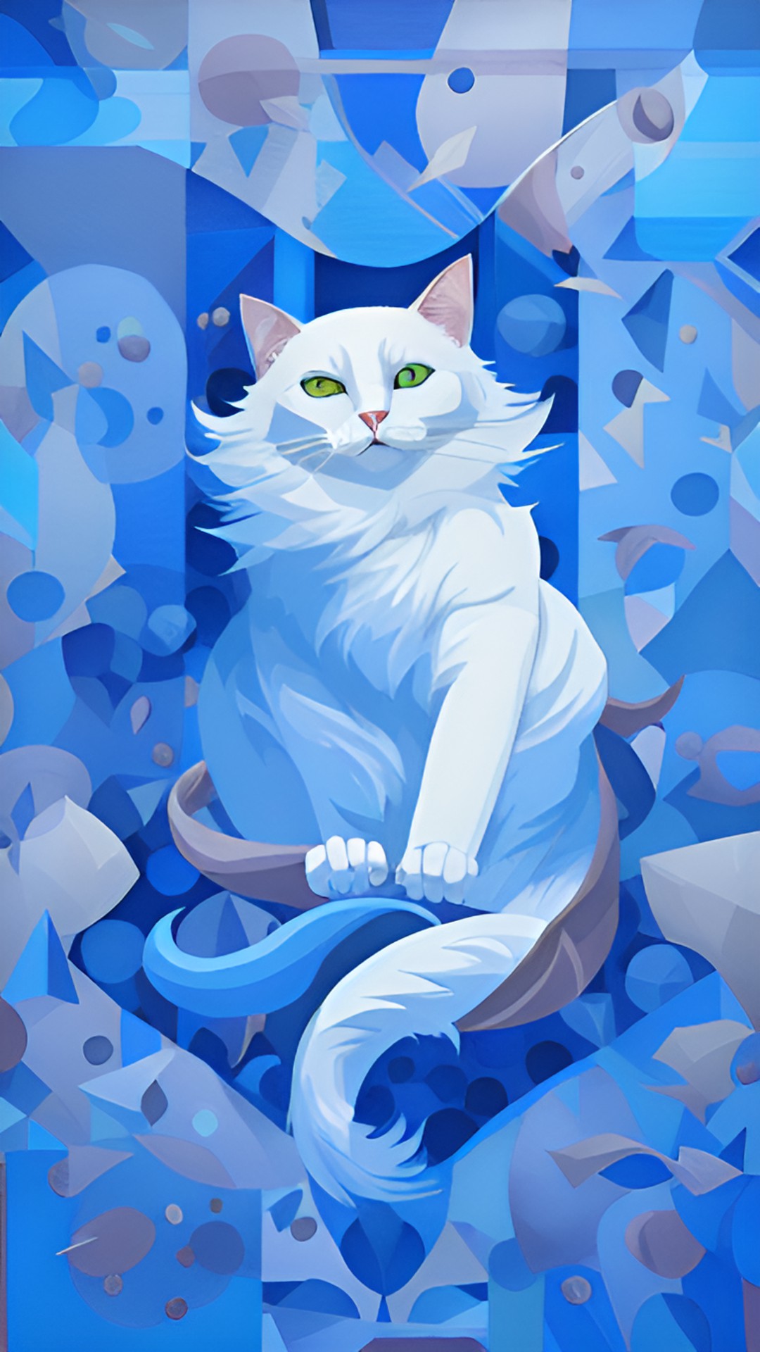 Blue magic cat - cat preview