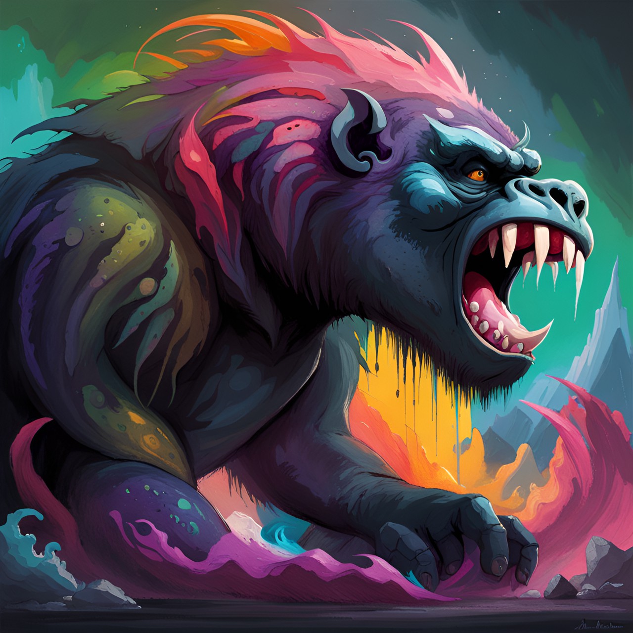 gorilla dragon preview