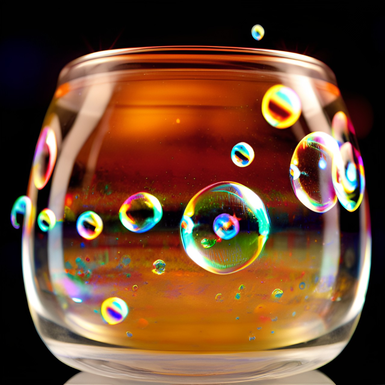 Bubbles in cup - bubbles preview