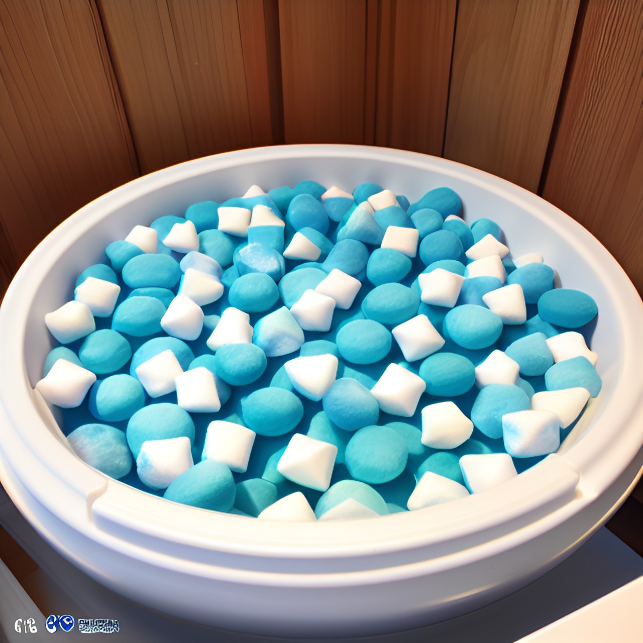 bath bombs on bowl - kids room preview