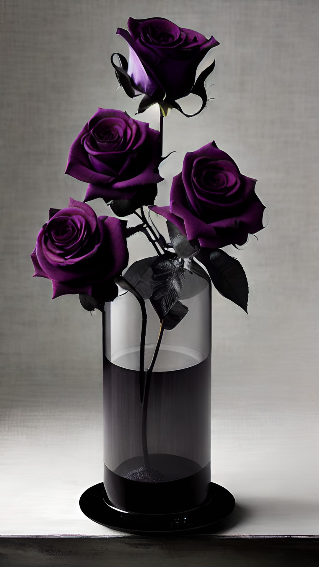 black and purple roses preview