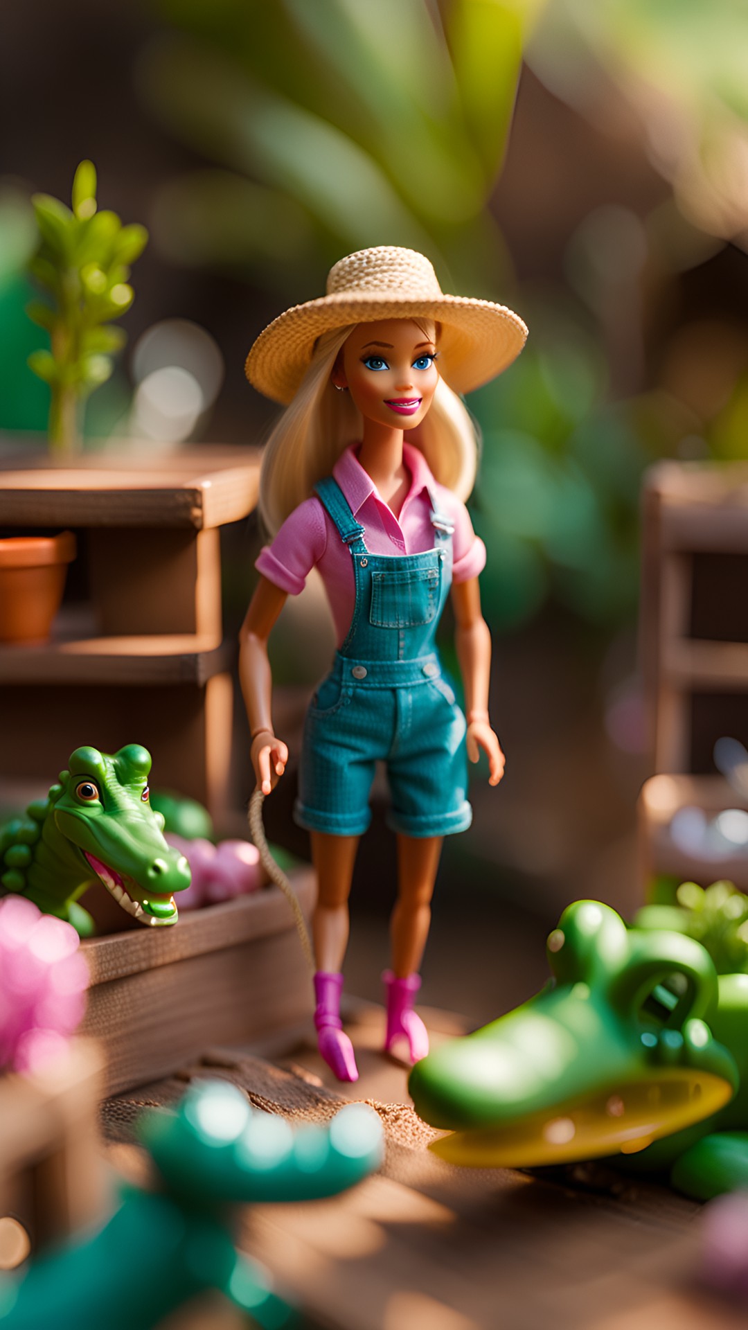 barbie alligator farmer playset preview