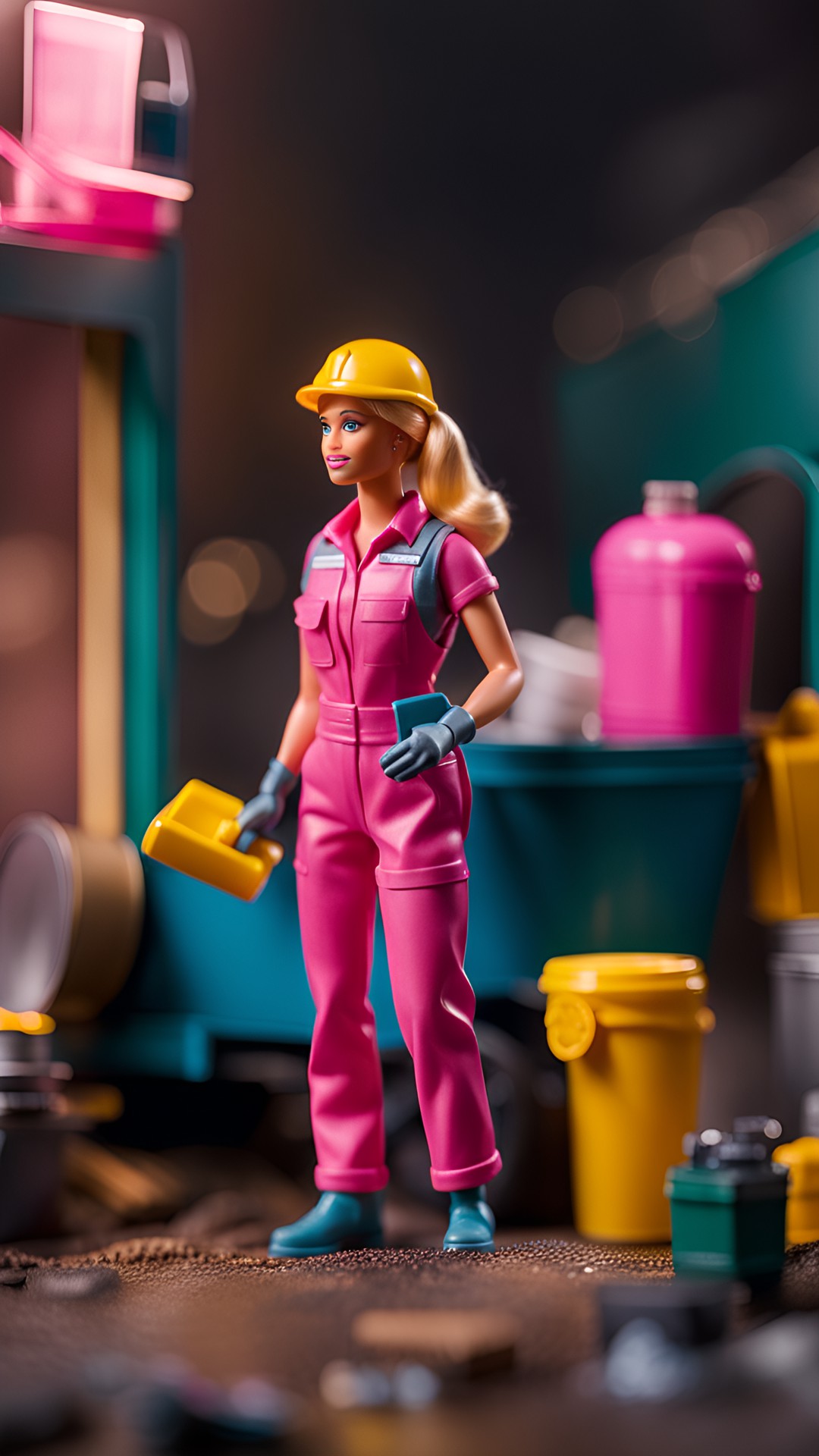 barbie sanitation worker playset preview