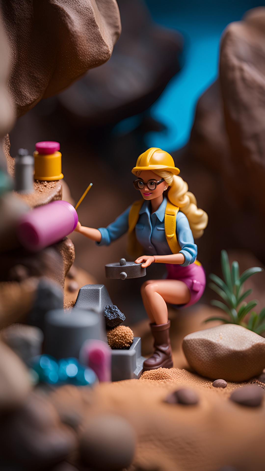 barbie geologist playset preview