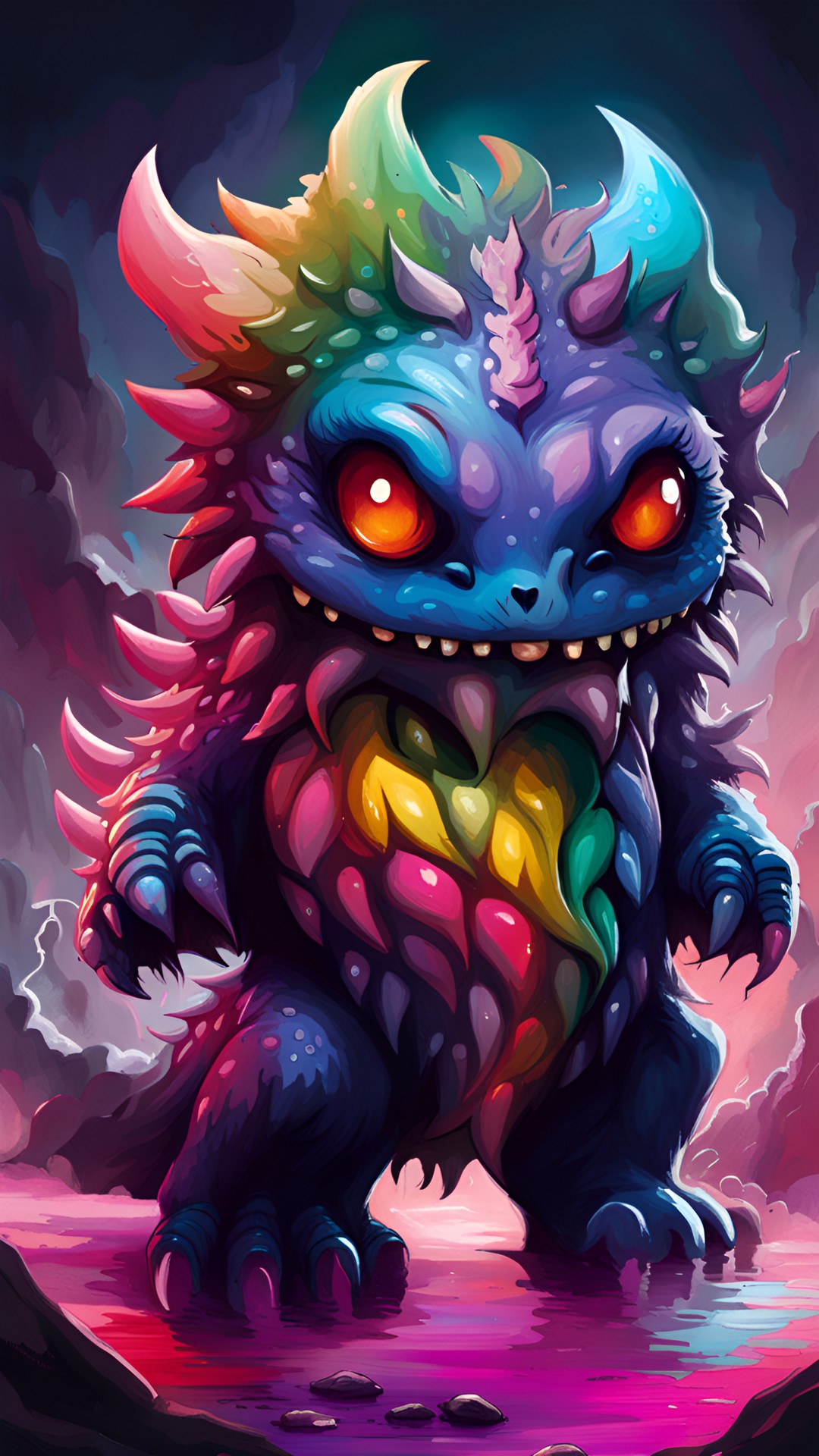 kawaii chibi kaiju preview