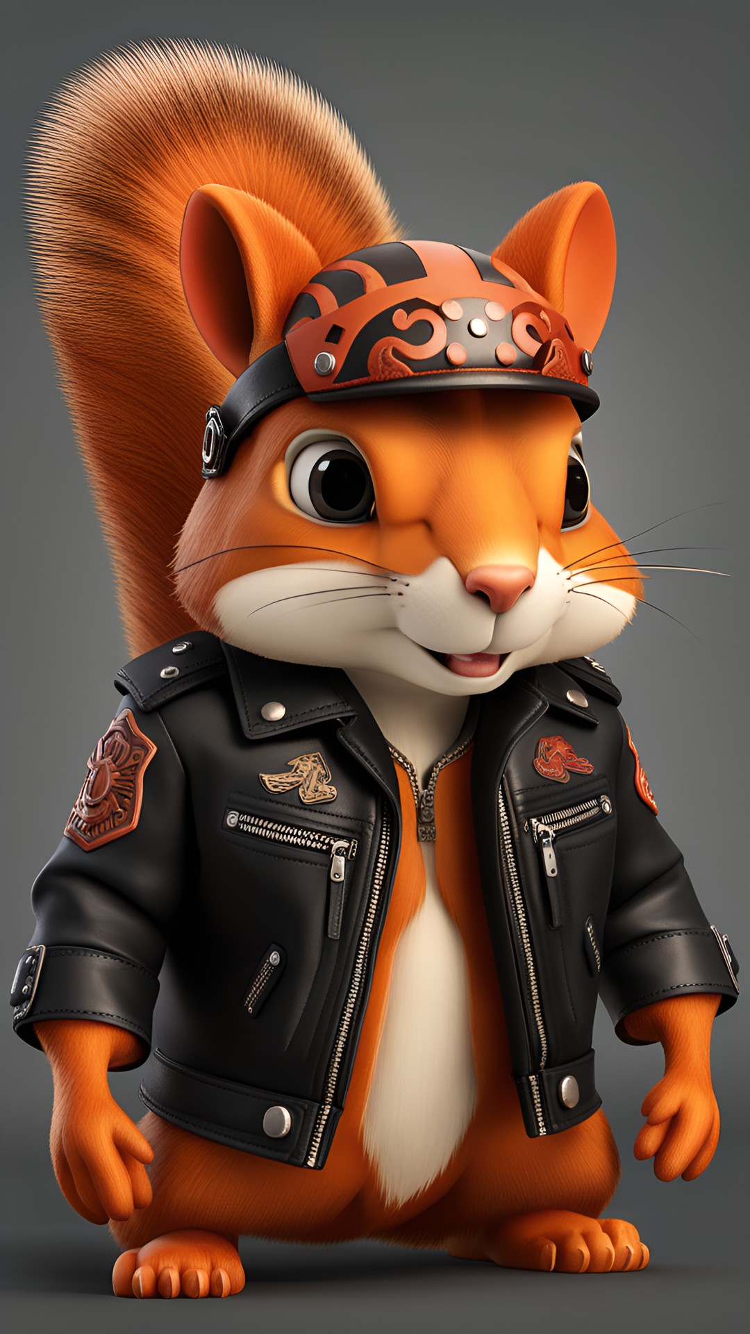 jolly squirrel mc biker jacket preview