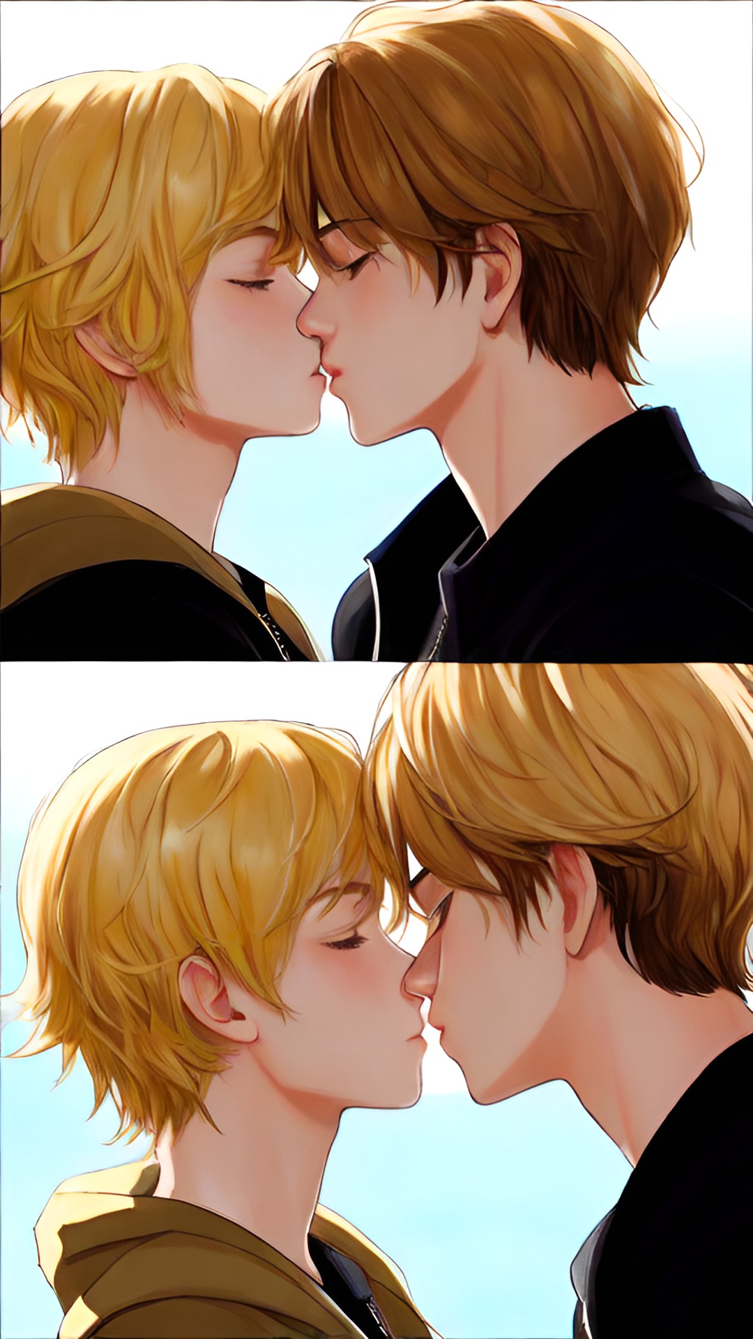 Cute… - nico di angelo kissing will solace-will with his bright blonde hair glistening in the sun nico looking as cute as ever preview