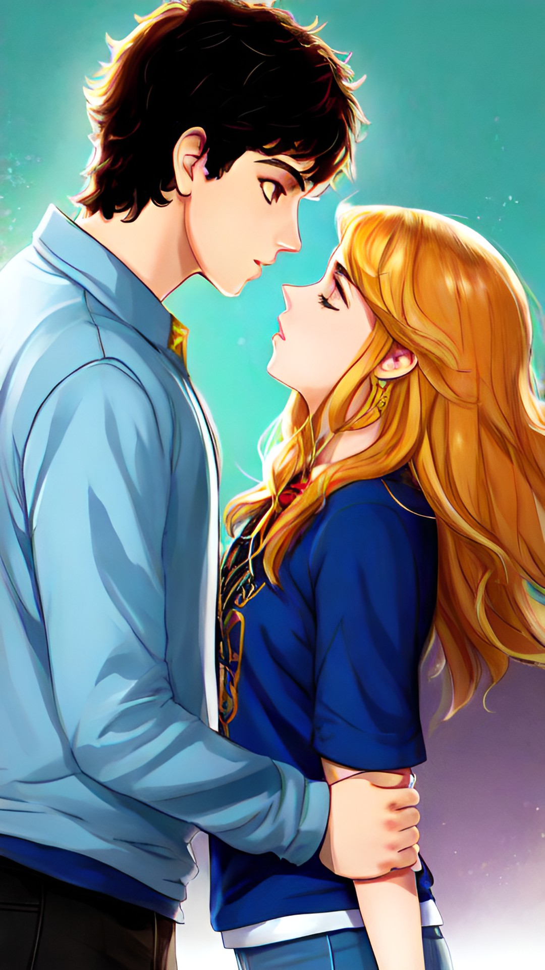 Cute… - percy jackson and annabeth  chase kissing preview