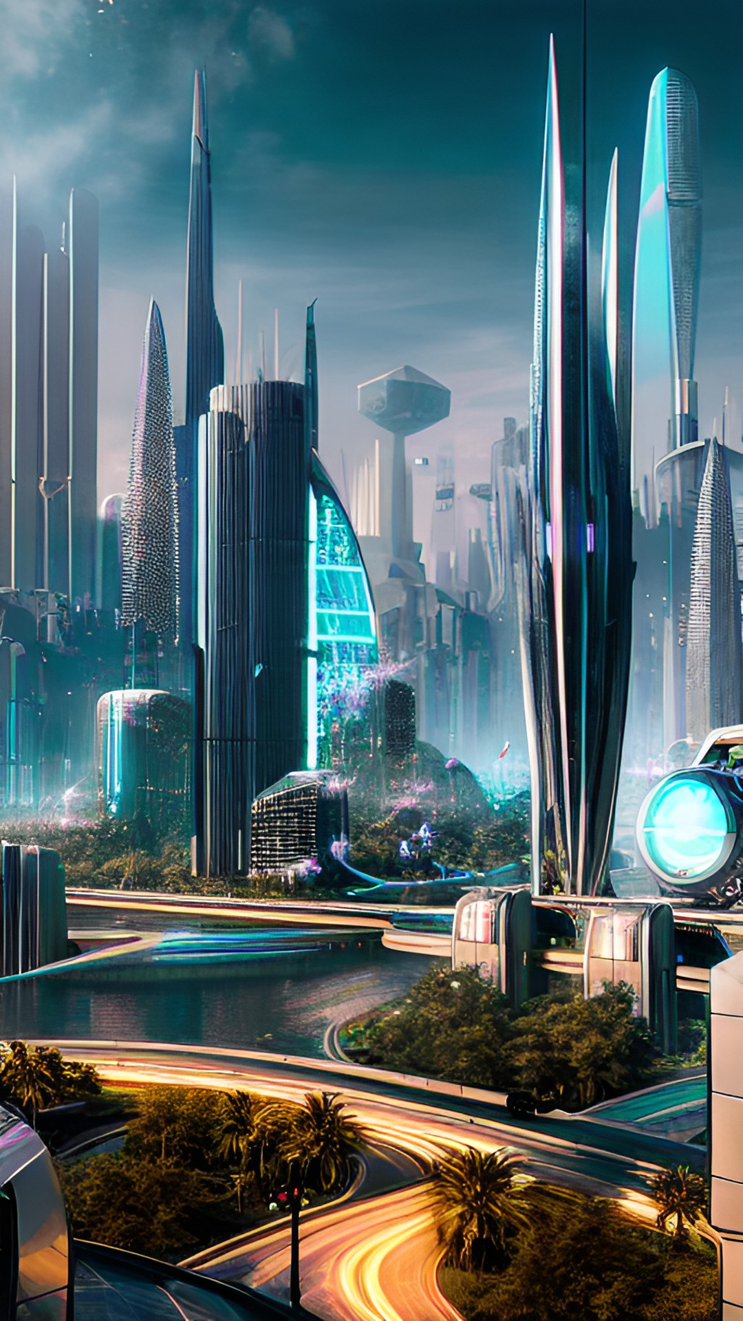 futuristic city preview