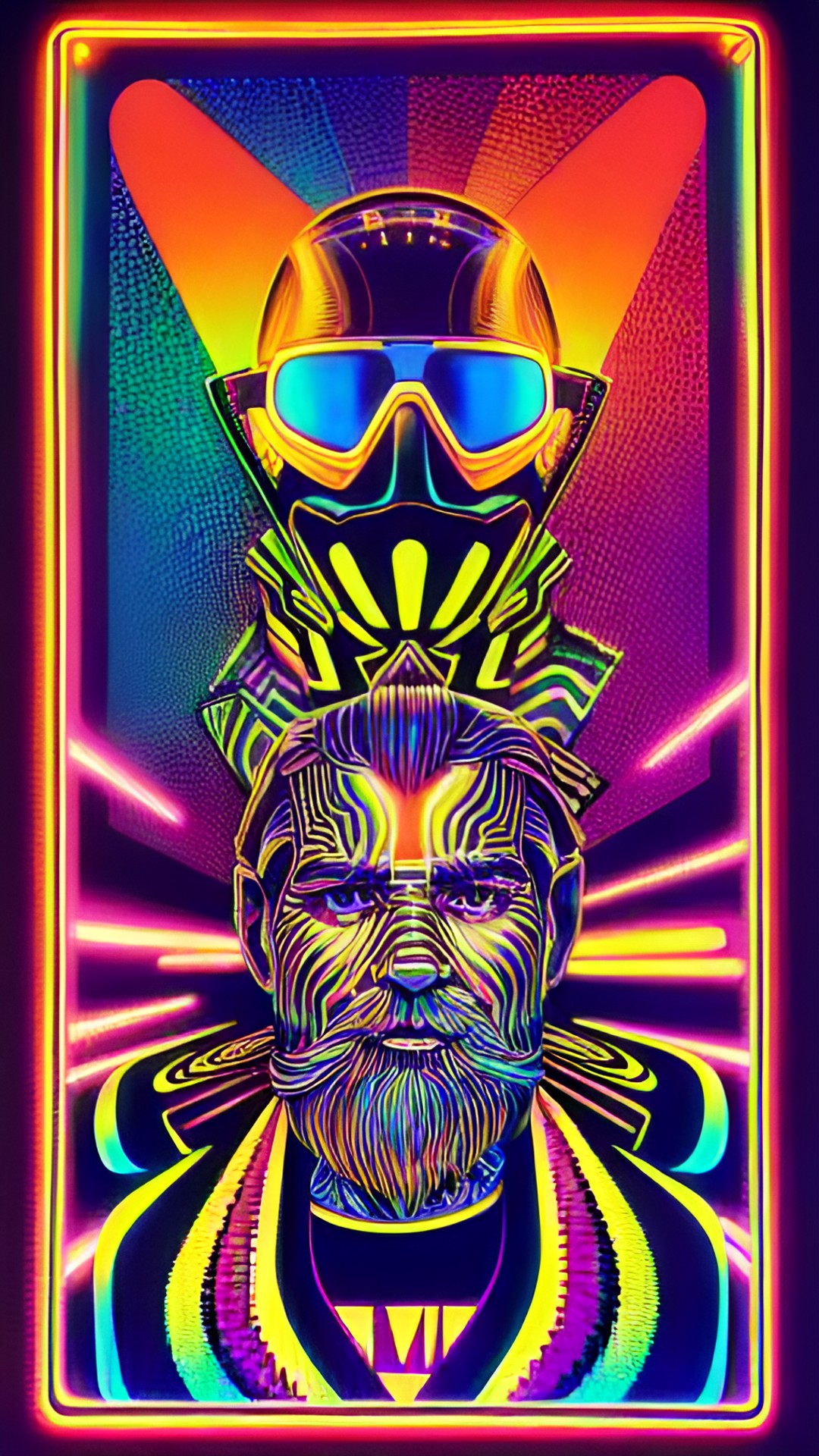 black light poster, mind-bending optical illusion artwork in the style of  bob thomas, stanley “mouse” miller, peter max,  wes wilson preview