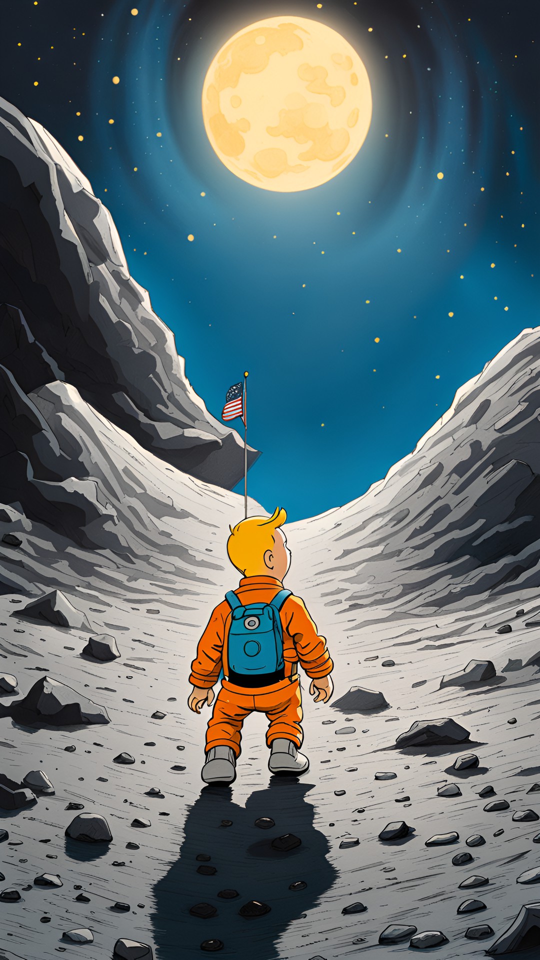 tintin sur la lune preview