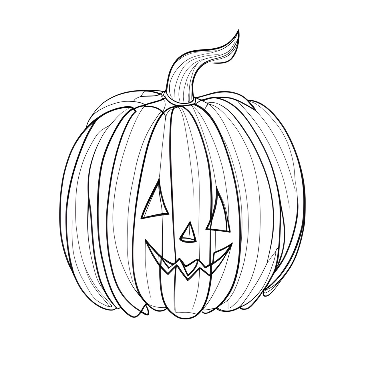 halloween pumpkin ,one line art ,abstract,minimalist art,whimsical drawing preview