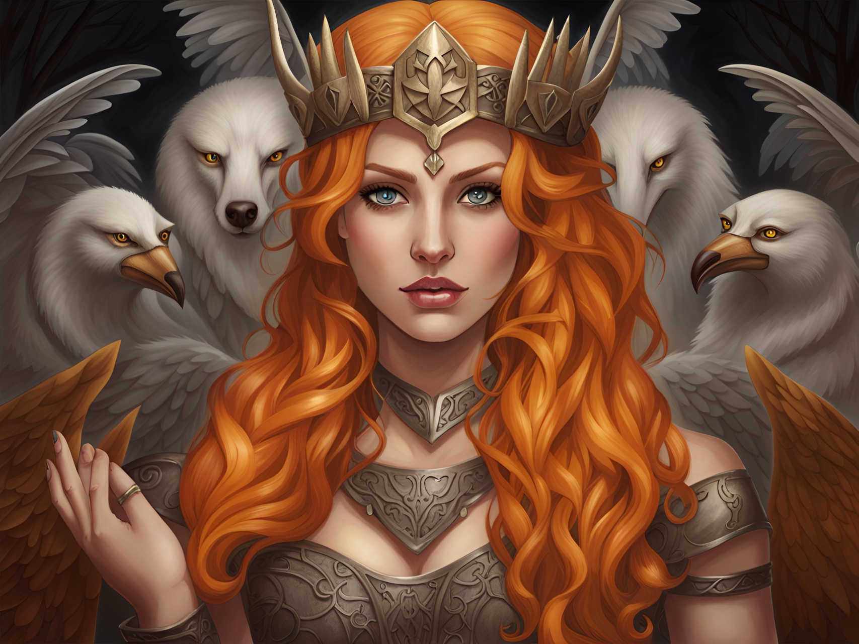 The queen - freyja dean fantasy art preview