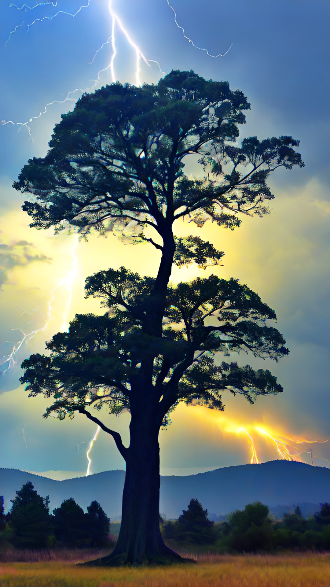 By: Wendy Istre - lightning tree preview